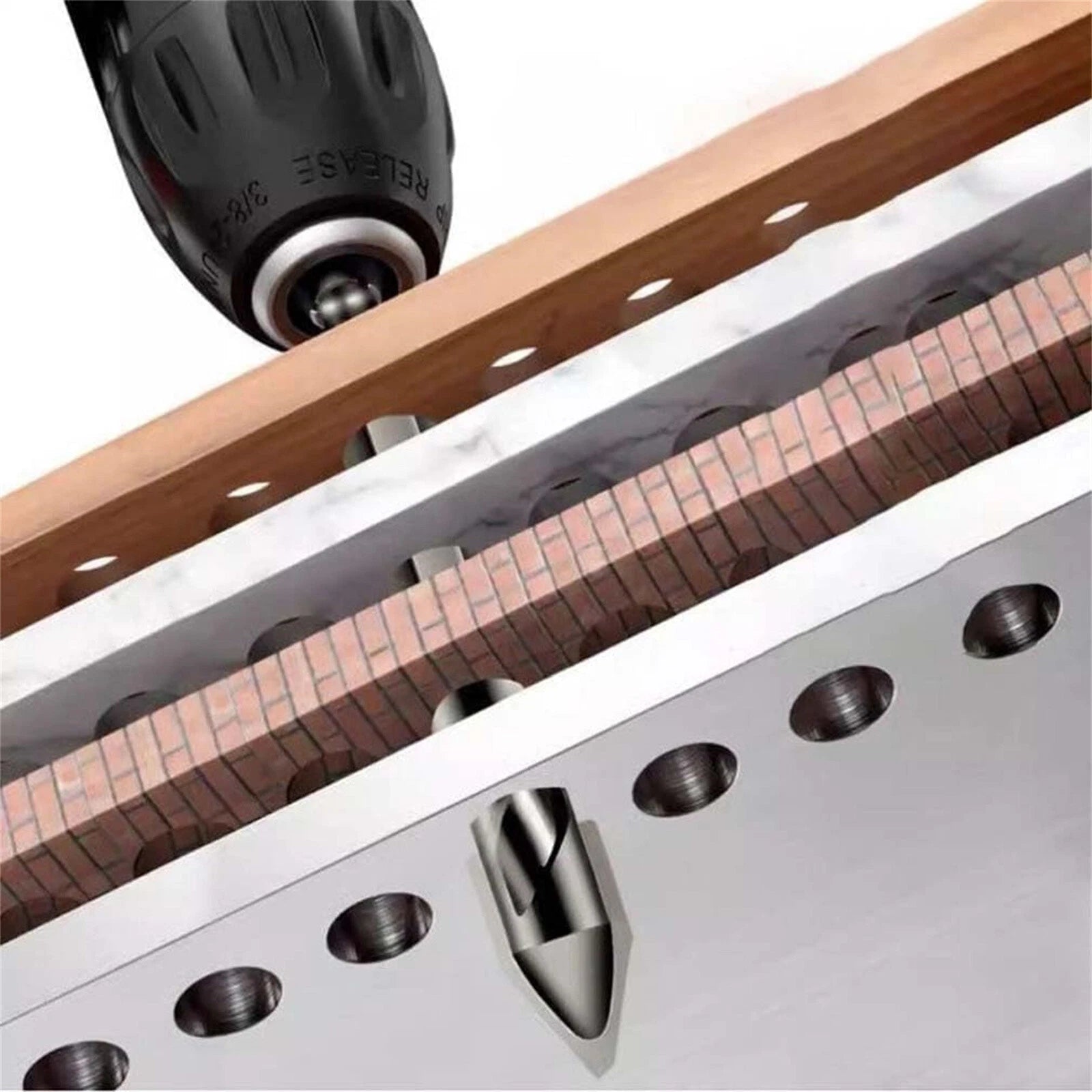 4X Wood Glass Carbide Drill Bits High-Strength Eccentric Twist Drill Bit