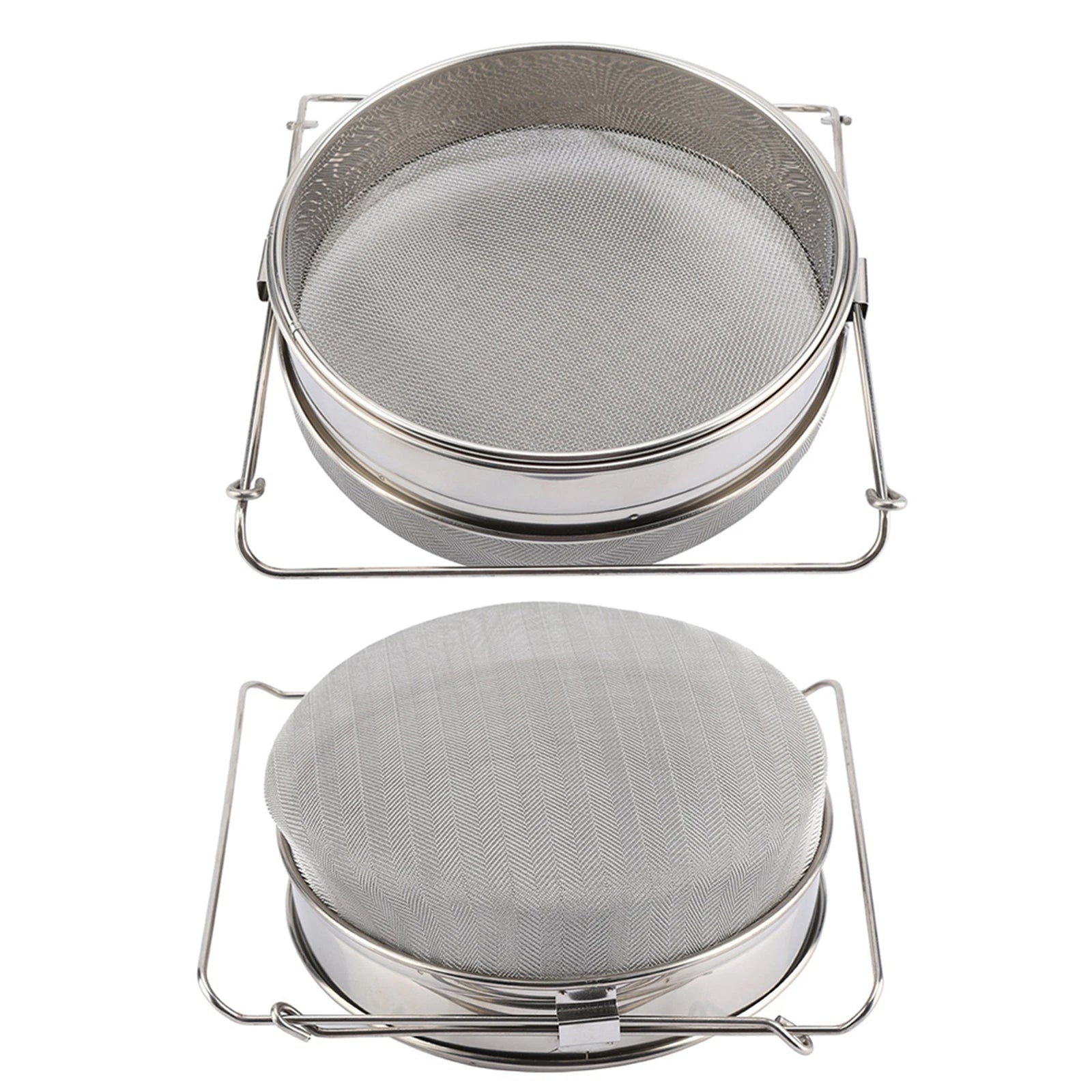 Stainless Steel Double Sieve Leaf Beekeeping Equipment Kit Honey Strainer Filter