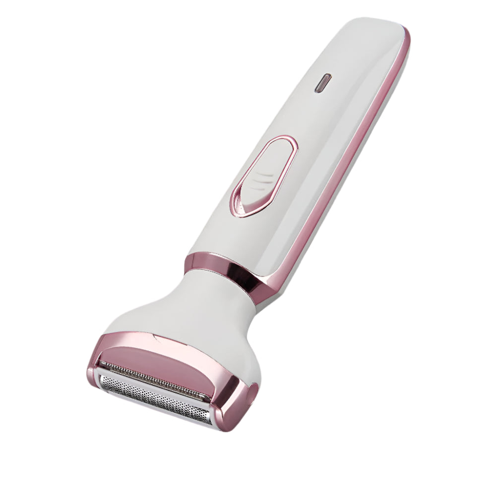Rechargeable Painless Razor Bikini Trimmer 4 in 1 Cordless Electric White Shaver