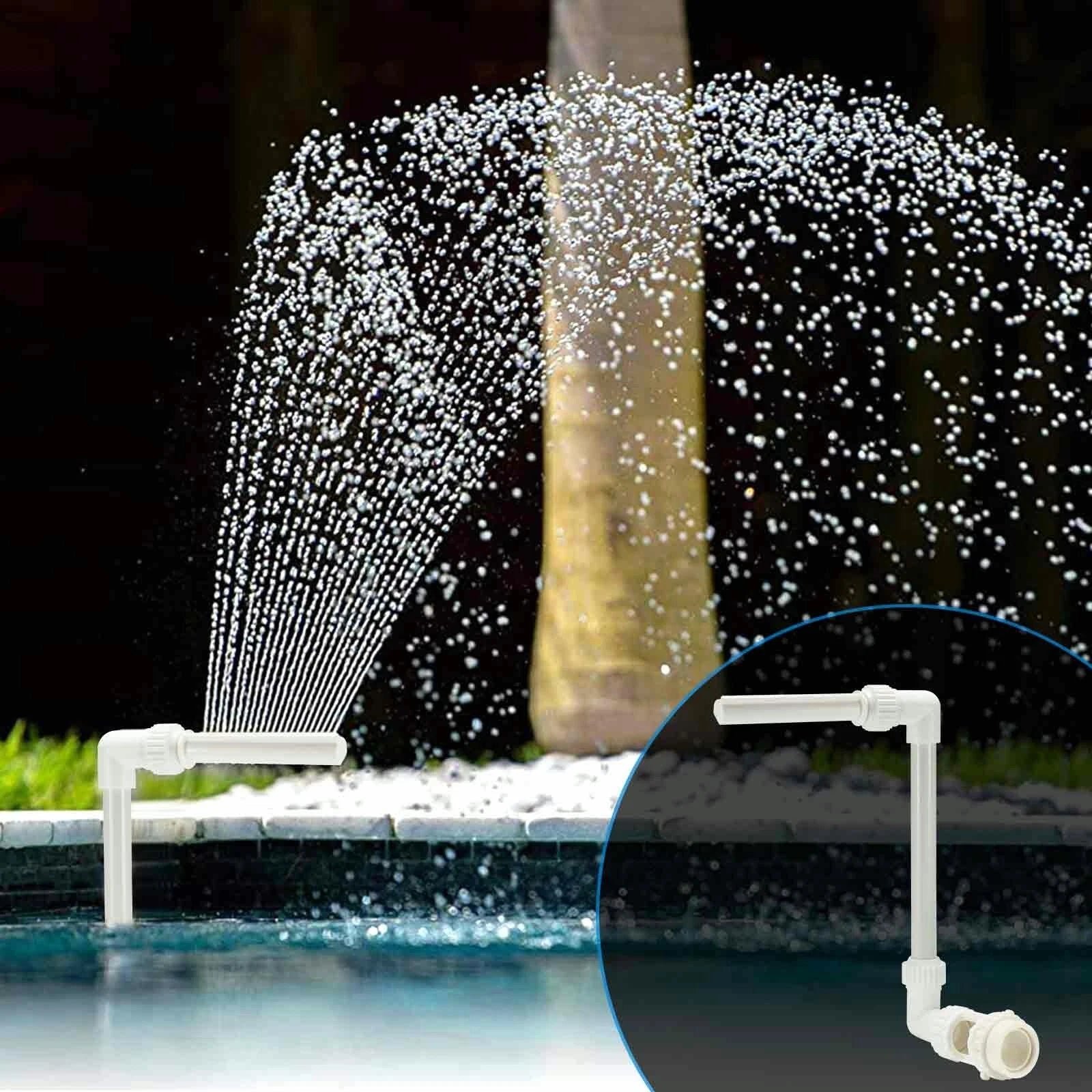 Adjustable Water Feature Pond Decor Pool Waterfall Fountain Swimming Kit