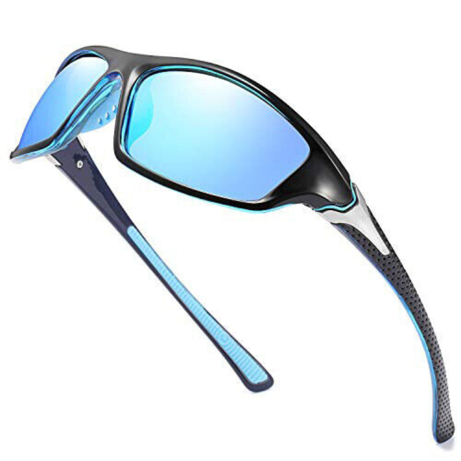 UV400 Polarized Glasses Men Sunglasses Fishing Sports Driving Eyewear Blue