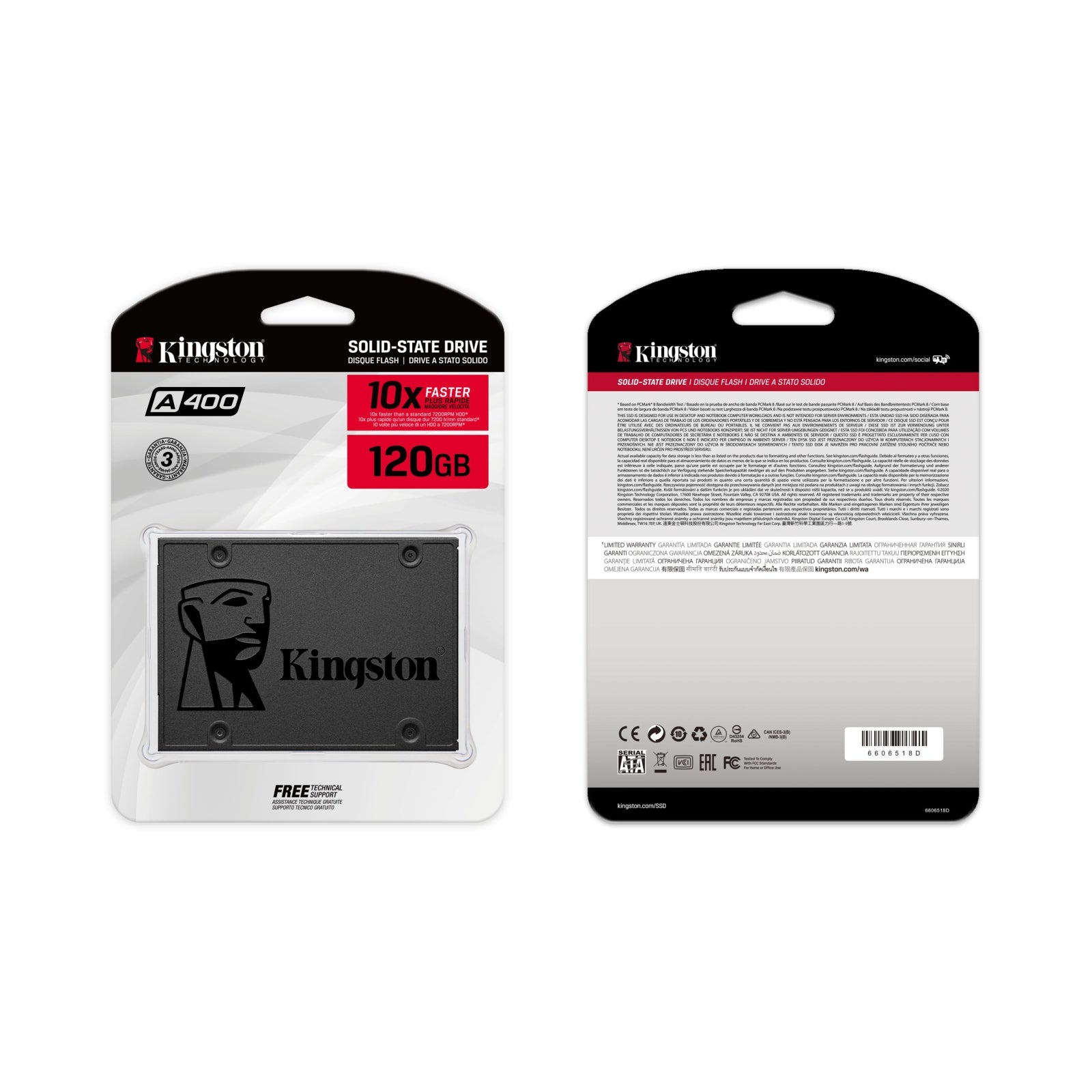 Kingston A400 120GB 240GB 480GB 960GB SSD SATA Internal Solid State Drive 2.5"