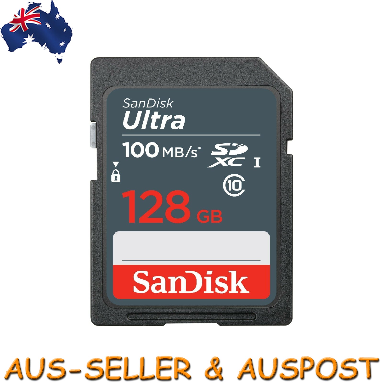 SanDisk Ultra 128GB SDXC 100MB/S Class 10 SD Camera Memory TF Card DSLR Full HD