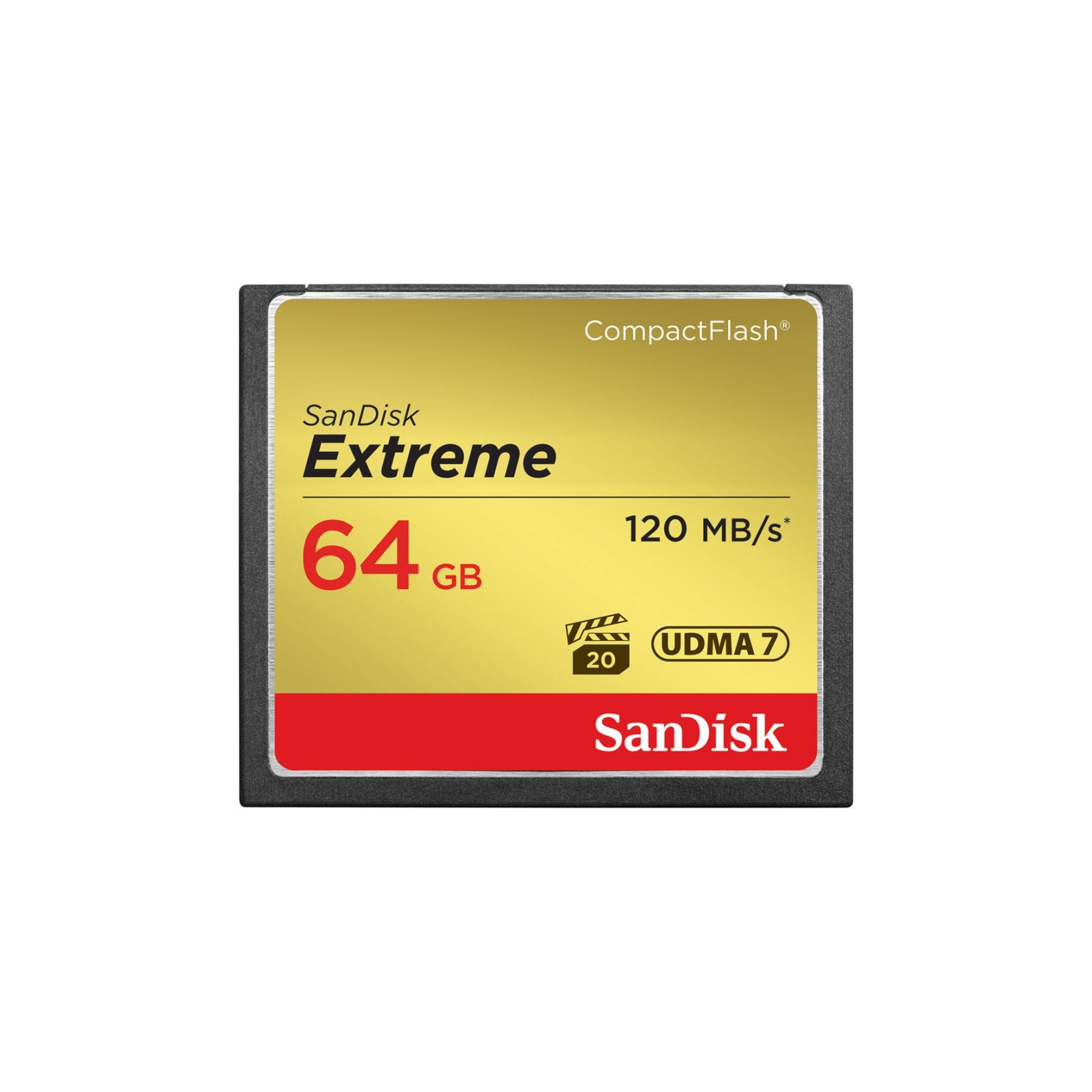 SanDisk Extreme UDMA7 64GB Compact Flash CF Memory Card DSLR Camera Full HD