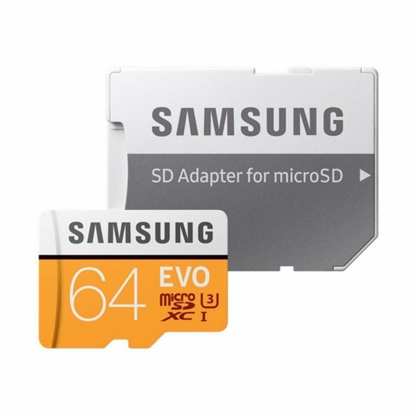 Samsung Evo 64GB Micro SD Card SDXC 100MB/S Class 10 Phone TF Card Memory Video