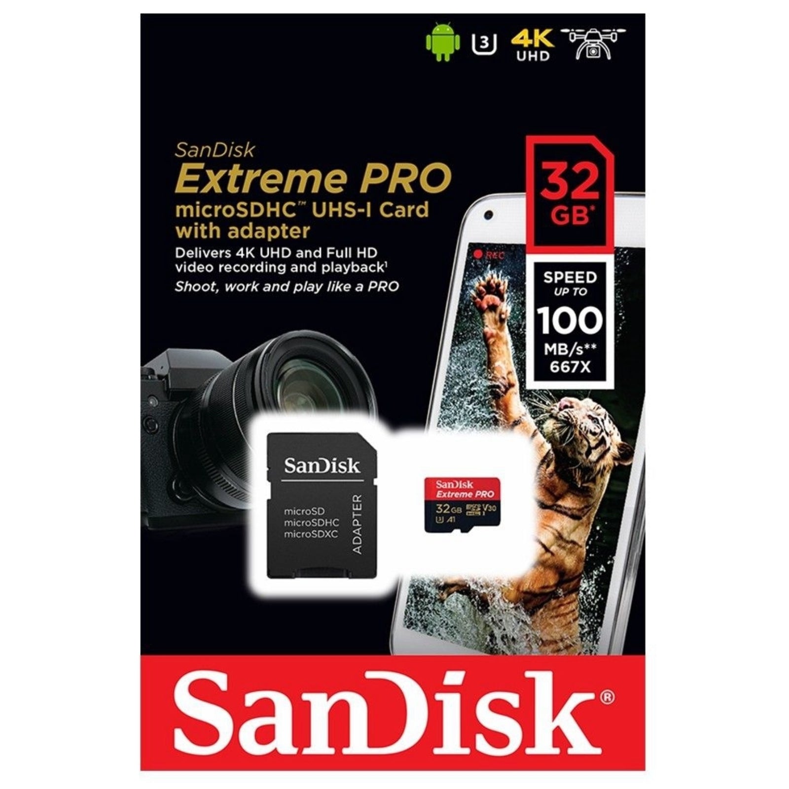 SanDisk Extreme Pro 64GB 128GB 256GB 400GB 512GB 1TB Micro SD Card GoPro 4K