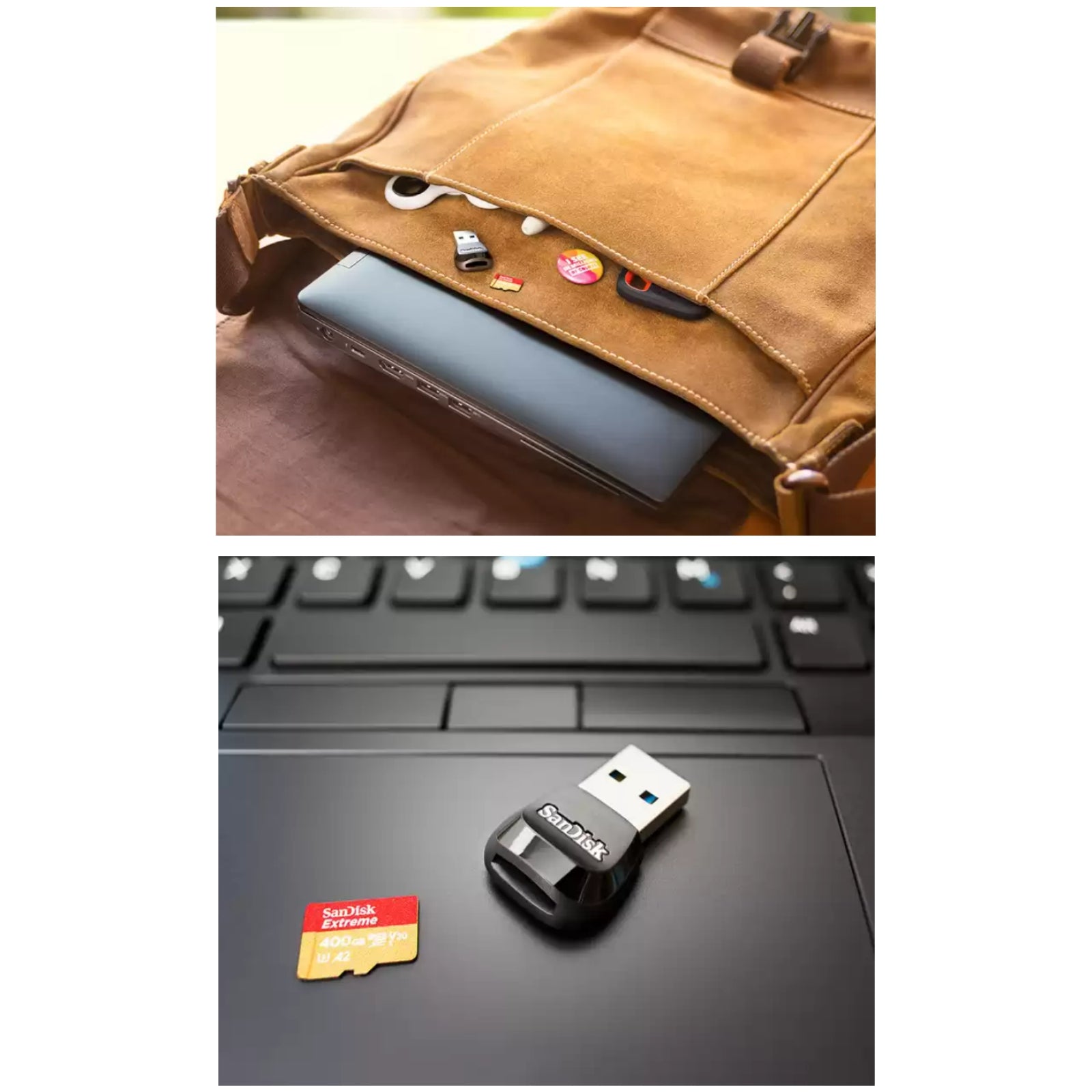 Sandisk MobileMate USB 3.0/2.0 Micro SD SDHC SDXC Card Reader Adapter Fast