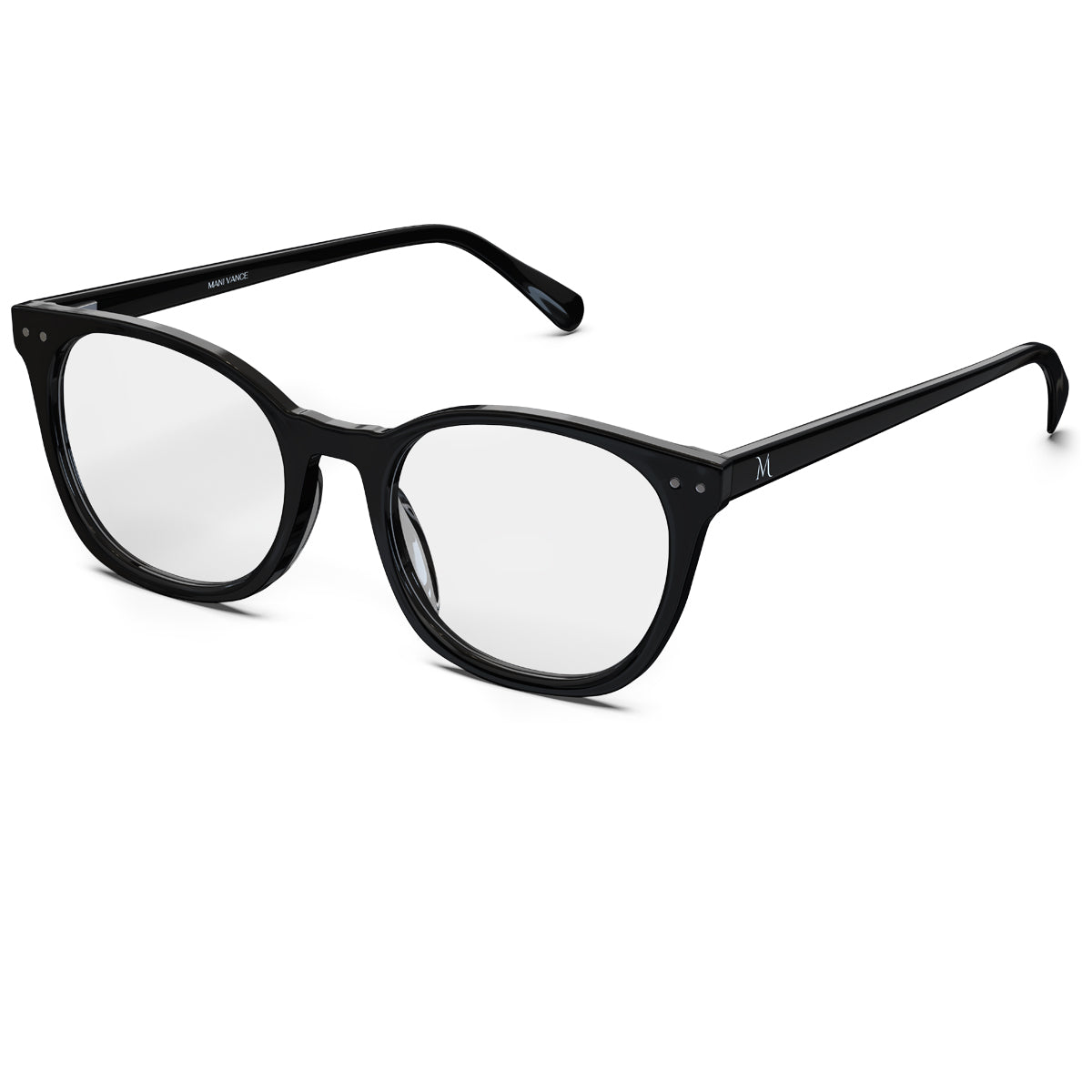 MANI VANCE Parker Black Blue Light Blocking Computer Glasses Eye Protection