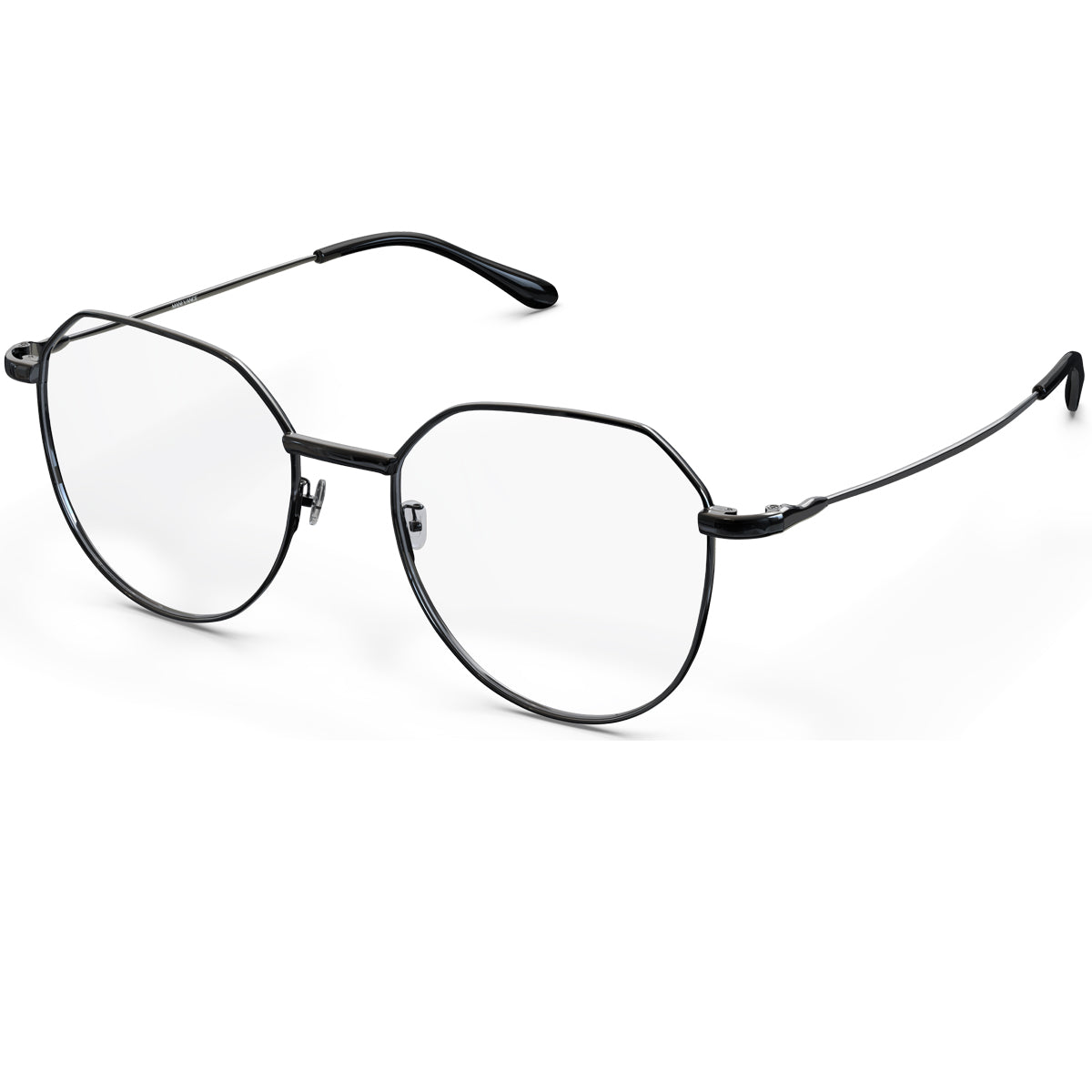 MANI VANCE Frankie Black Blue Light Blocking Computer Glasses Eye Protection