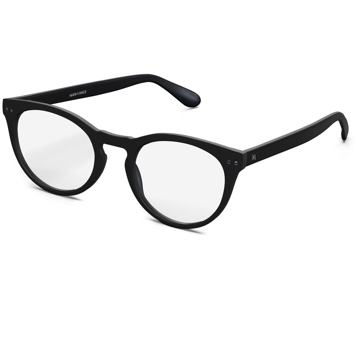 MANI VANCE Hunter Black Blue Light Blocking Computer Glasses Eye Protection