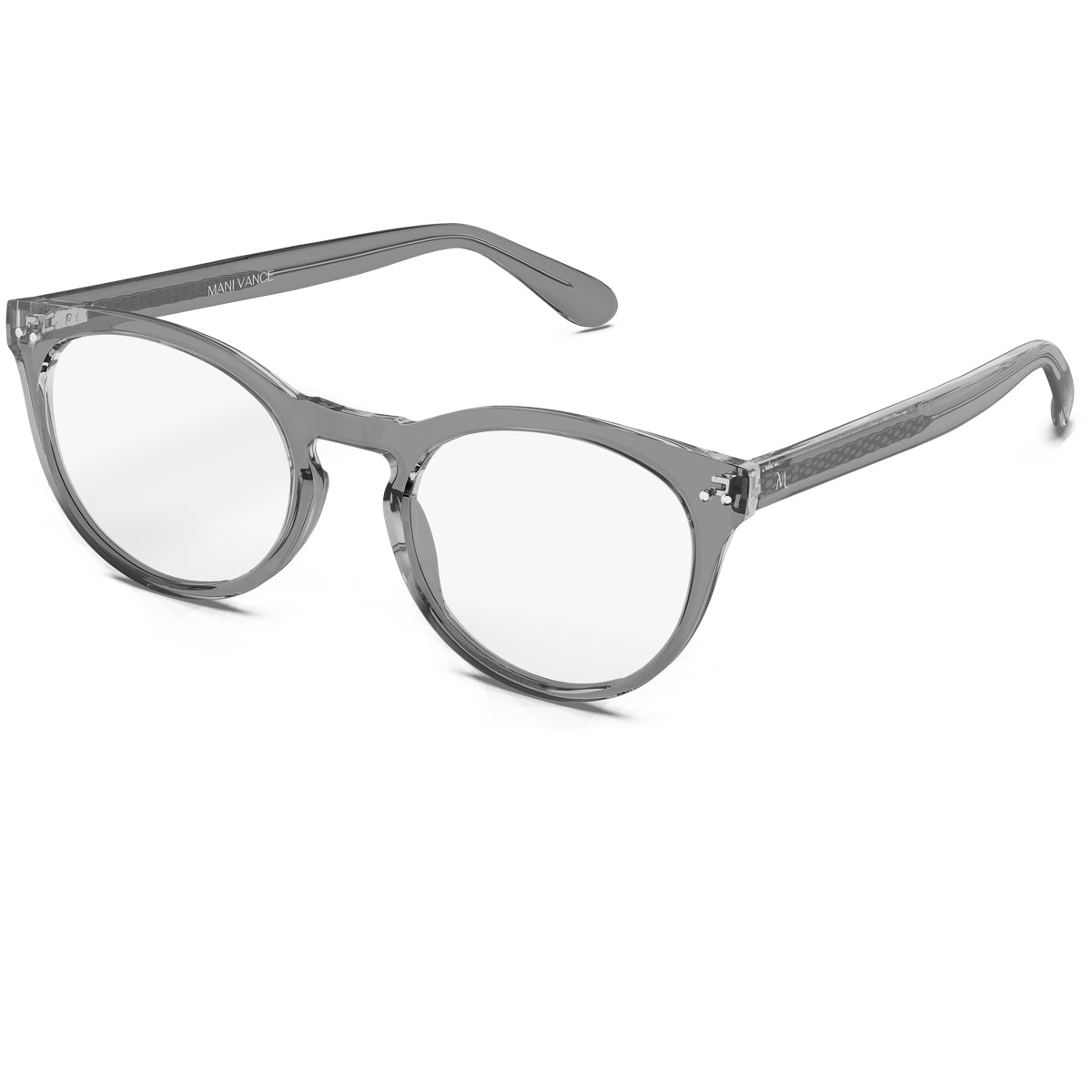 MANI VANCE Morgan Grey Blue Light Blocking Computer Glasses Eye Protection