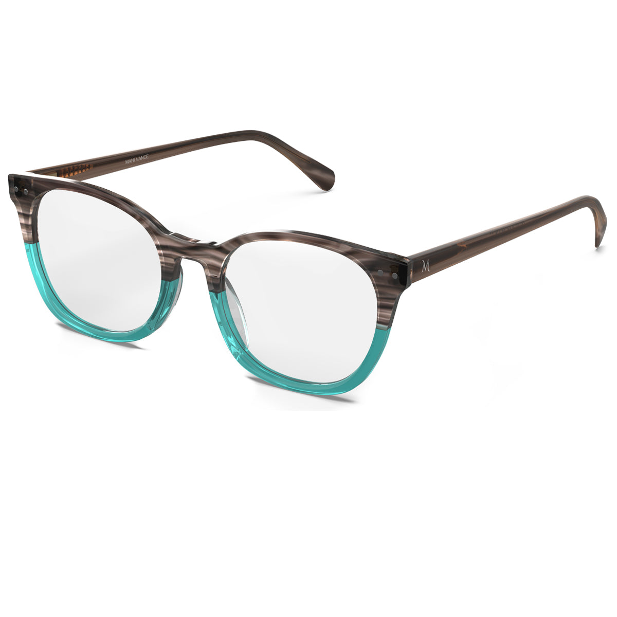 MANI VANCE Kyle Blue Grey Blue Light Blocking Computer Glasses Eye Protection