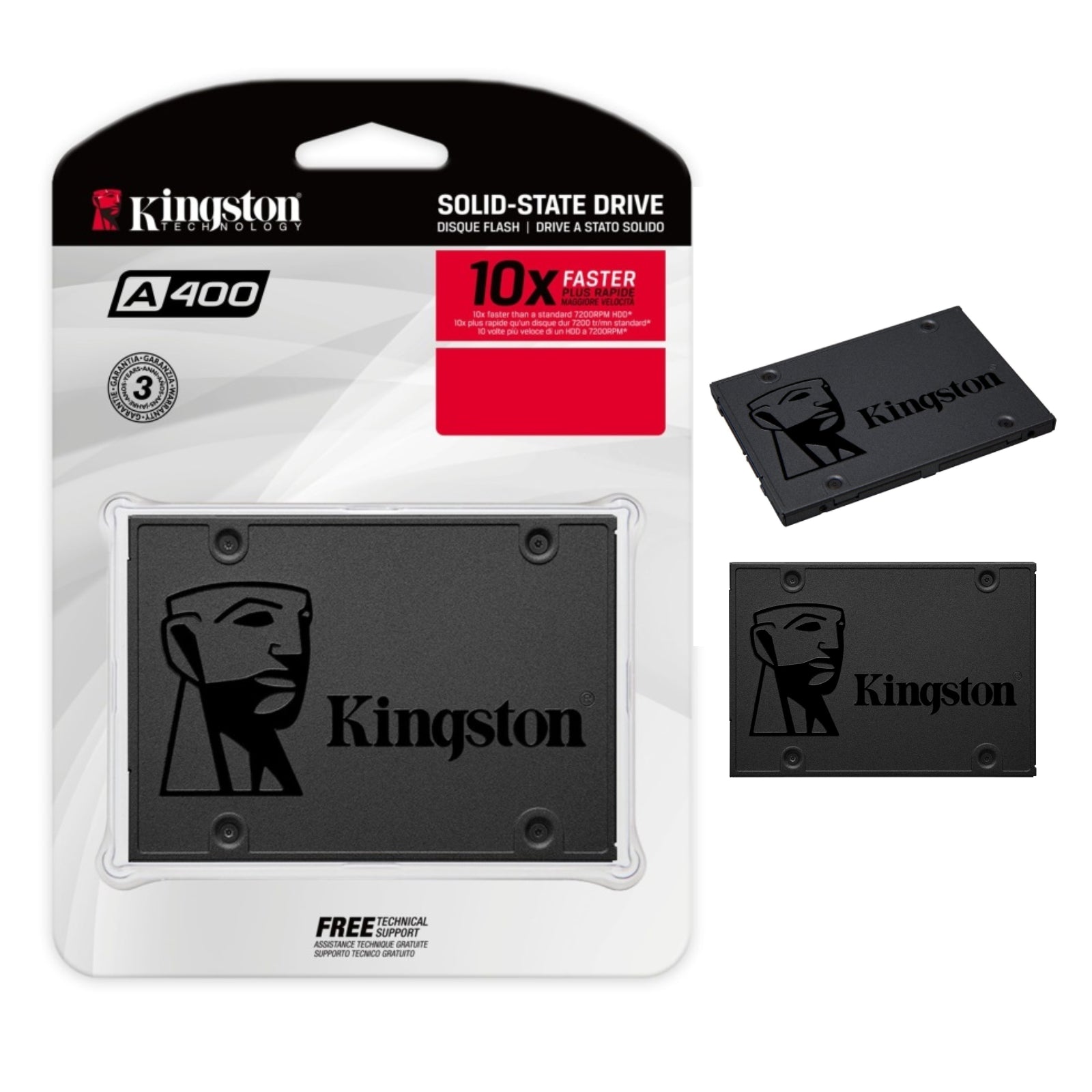 Kingston A400 120GB 240GB 480GB 960GB SSD SATA Internal Solid State Drive 2.5"