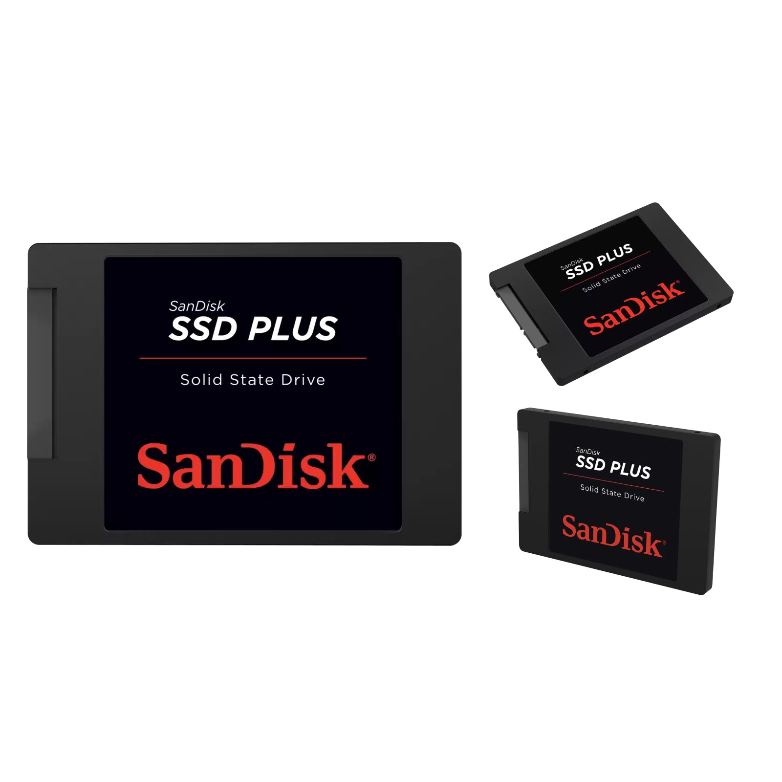 Sandisk SSD Plus 240GB 480GB 1TB 2TB SATA Internal Solid State Drive Laptop 2.5"