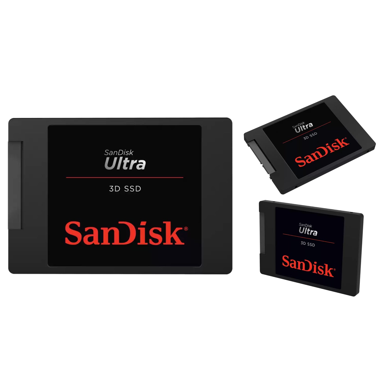 Sandisk Ultra 3D 250GB 500GB 1TB 2TB SSD Nand Internal Solid State Drive 2.5"