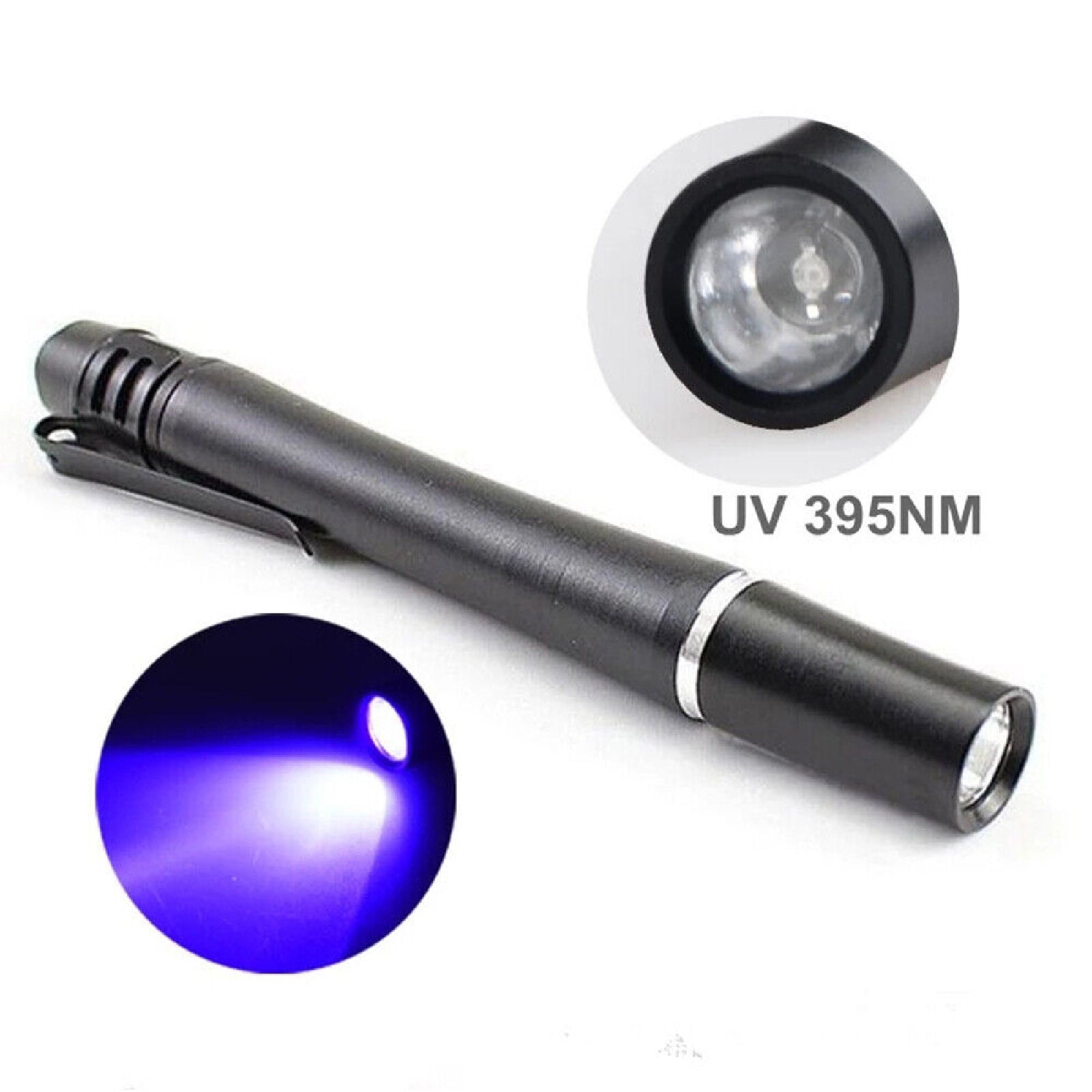 Mini UV LED Torch Light Ultra Violet Inspection Lamp Flashlight Blacklight 395NM