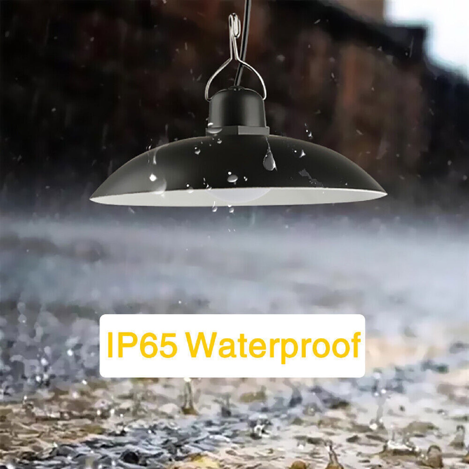 Solar Power LED Light Hanging Pendant Yard Garden Lamp Remote Control Outdoor