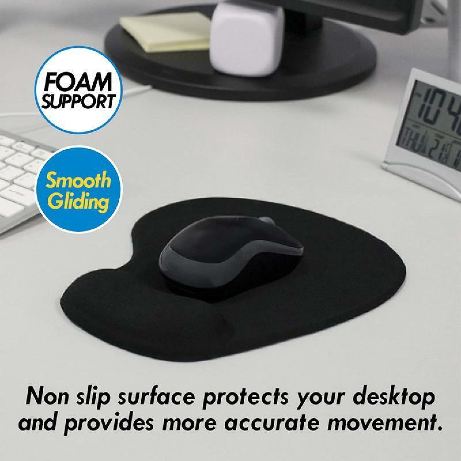Comfort Foam Wrist Gel Soft Rest Support Mat Mouse Pad Gaming PC Laptop Computer