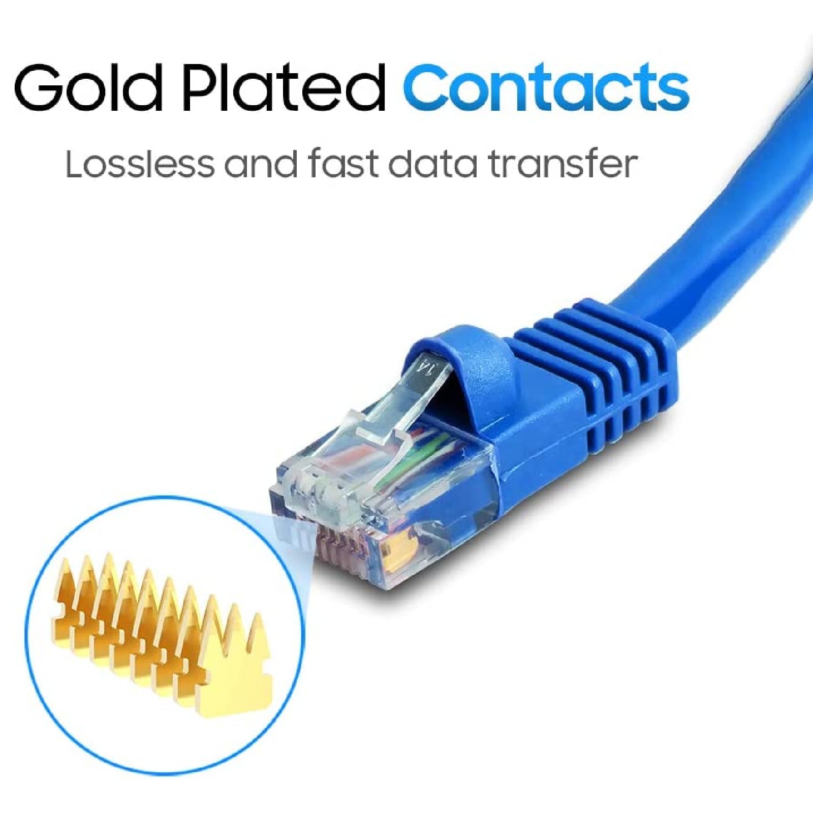 Portable Ethernet Network LAN Patch Cable CAT6 Network Link RJ45 1000Mbps - 20M