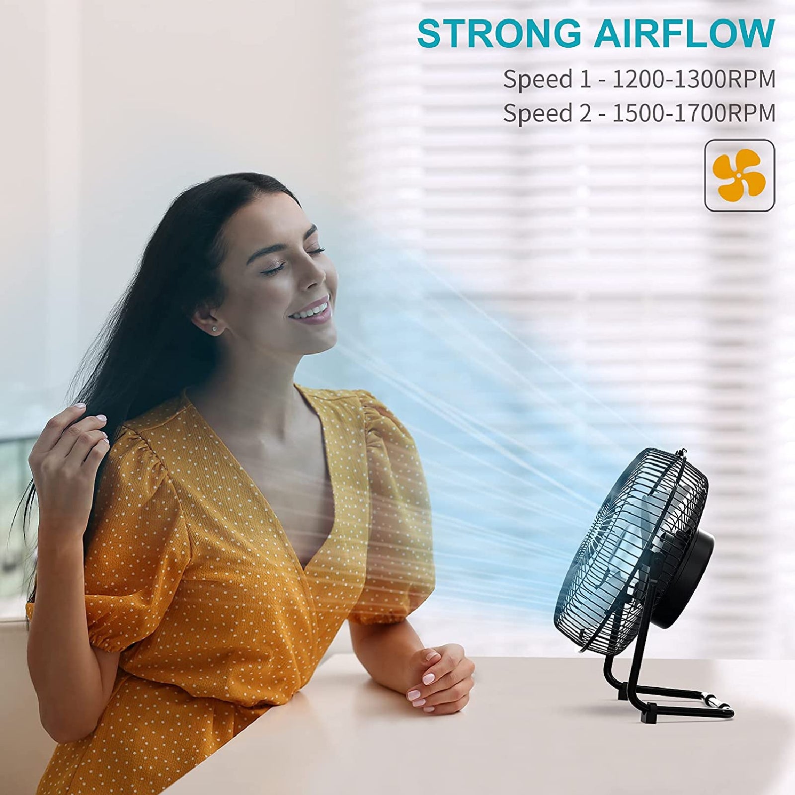 Portable USB Powered Mini Desk Fan Rechargeable Travel Small Fan Cooling Cooler