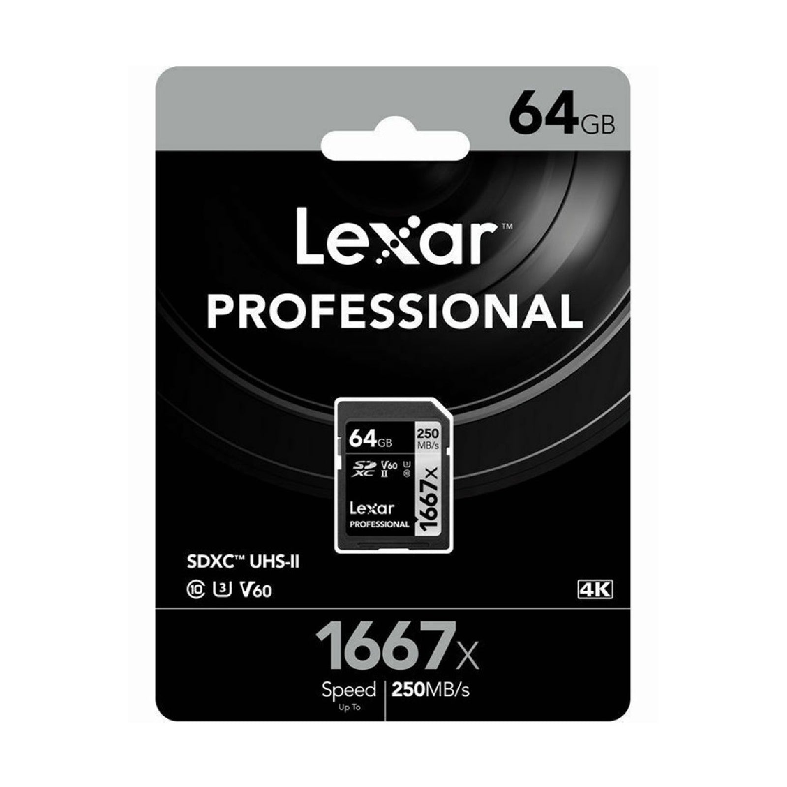 Lexar Professional 64GB 128GB 256GB 250MB/s SD Camera Memory Card 4K Video DSLR