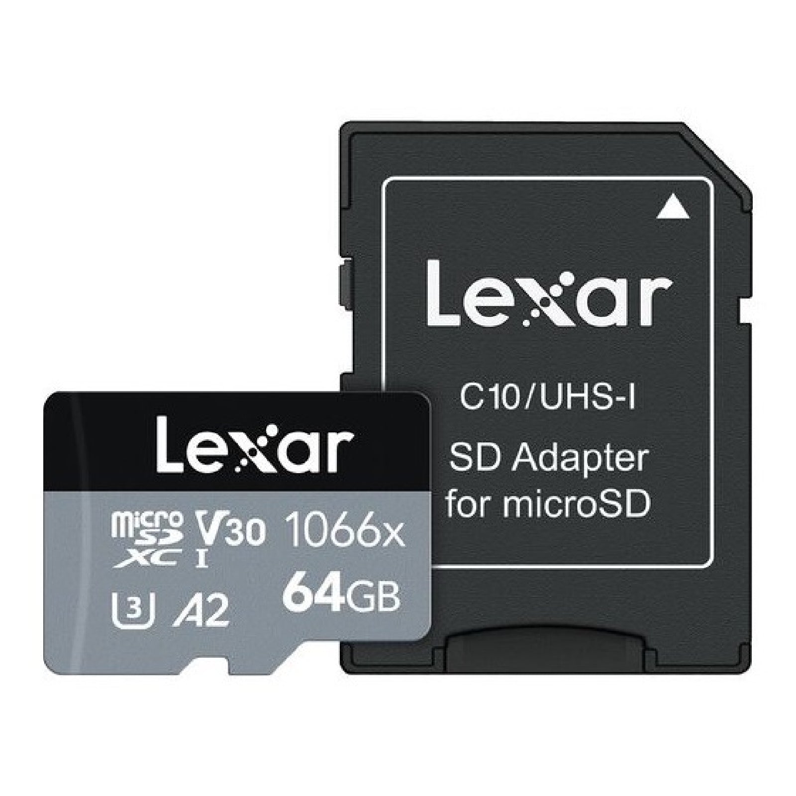 Lexar Professional 64GB Micro SD Card SDXC 160MB/S Phone Memory TF Card 4K Video