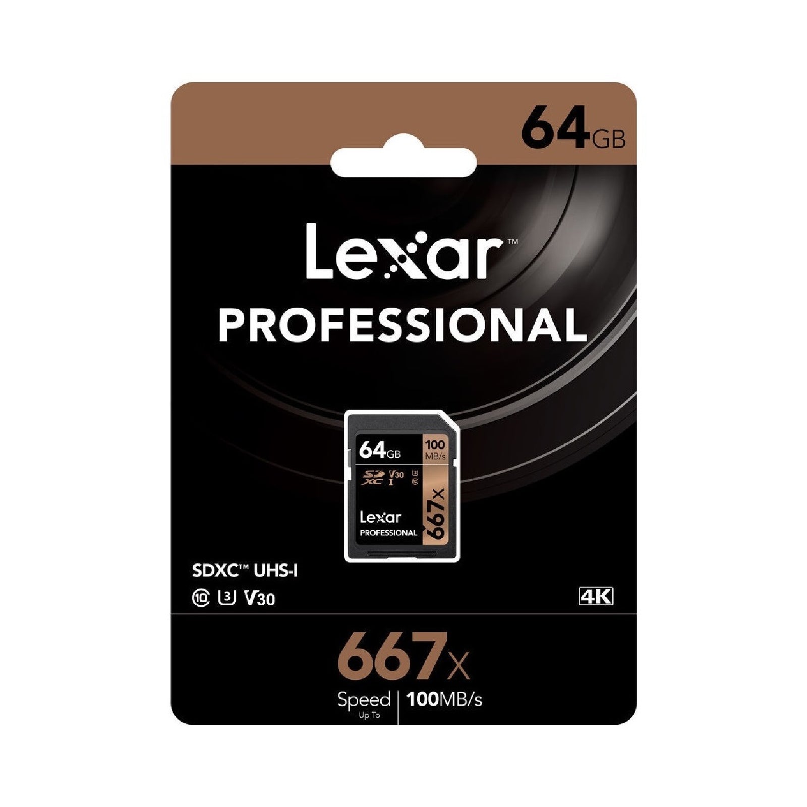 Lexar Professional 64GB 128GB 256GB 100MB/s SD Camera Memory Card 4K Video DSLR