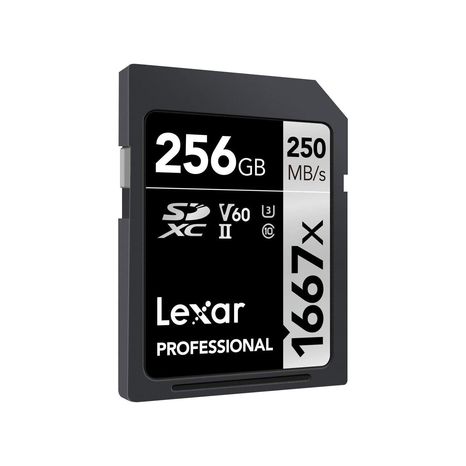 Lexar Professional 256GB SDXC 250MB/s SD Camera Memory TF Card 4K Video DSLR
