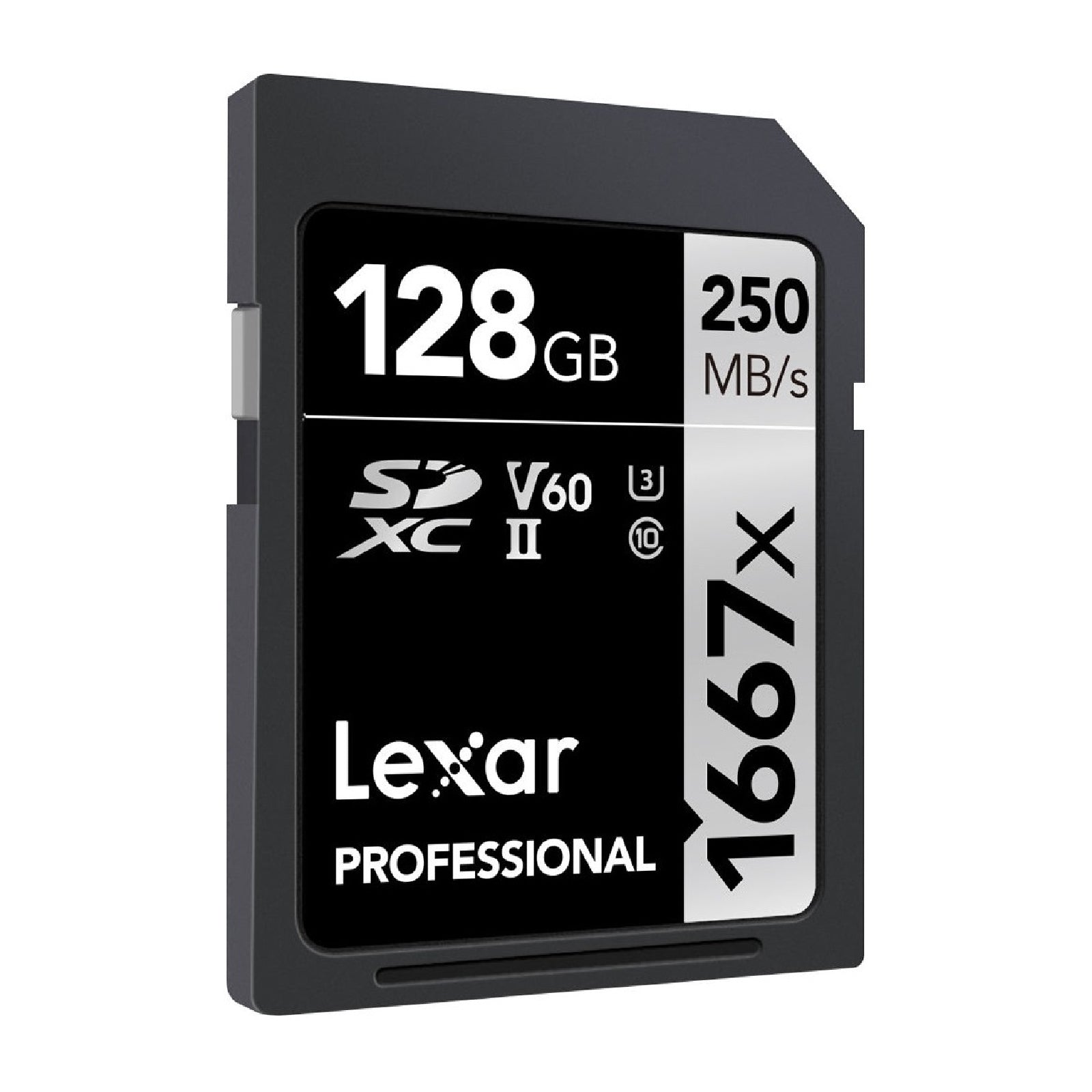 Lexar Professional 128GB SDXC 250MB/s SD Camera Memory TF Card 4K Video DSLR
