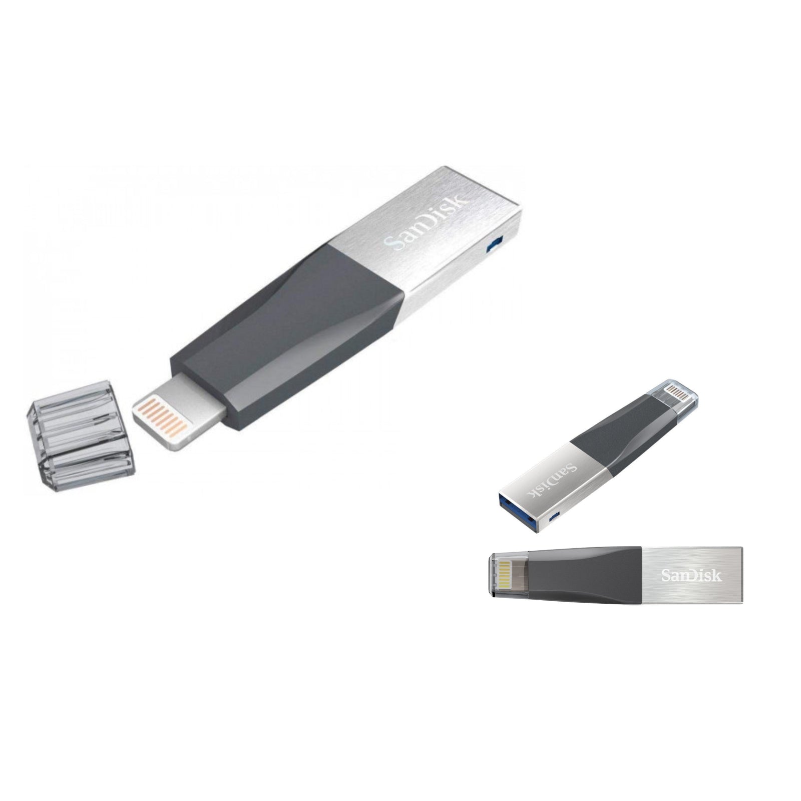 SanDisk iXpand Mini 32GB 64GB 128GB 256GB USB 3.0 Lightning Flash Drive OTG Pen