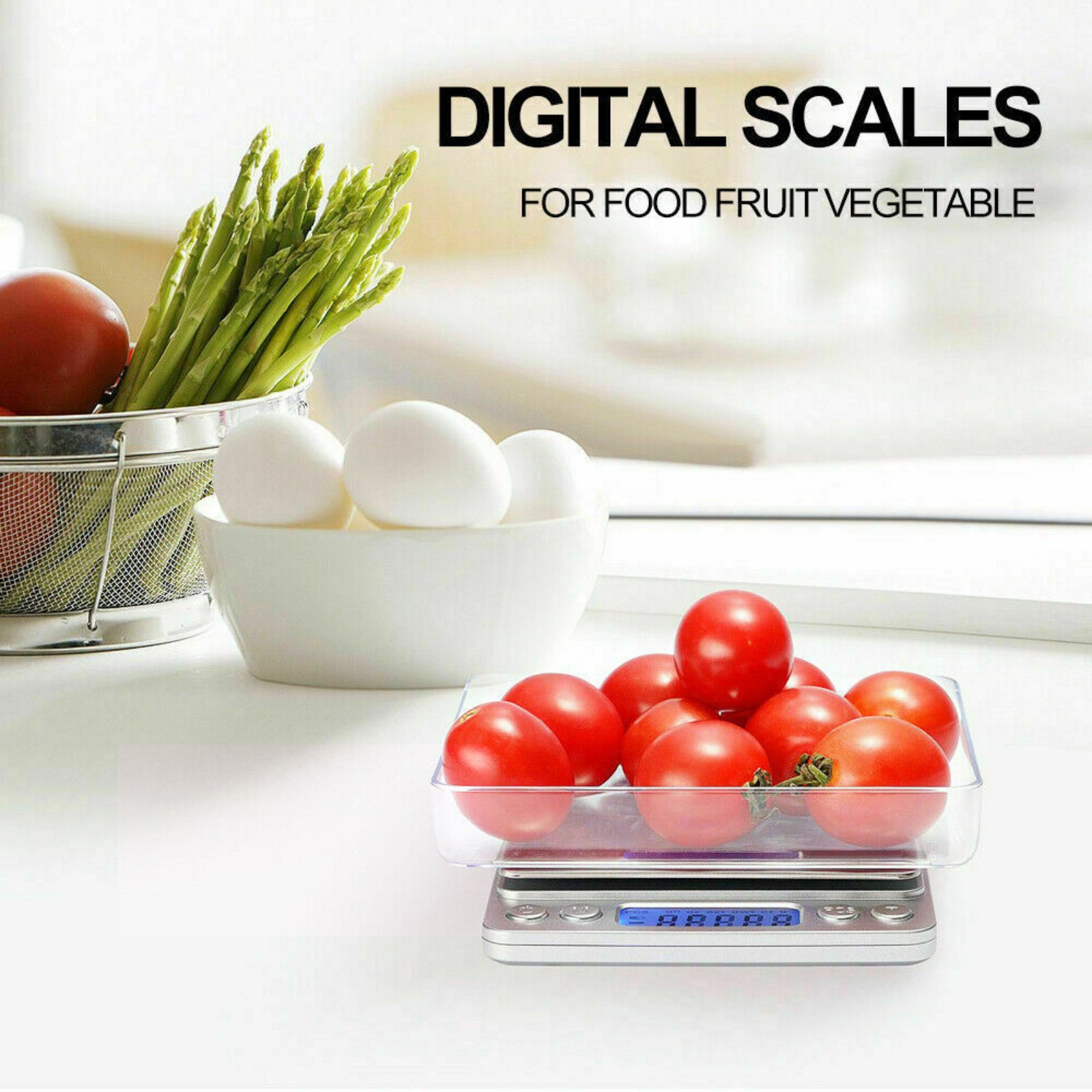 LCD Electronic Kitchen Digital Scale 3kg/0.1g Food Balance Weight Postal Scales