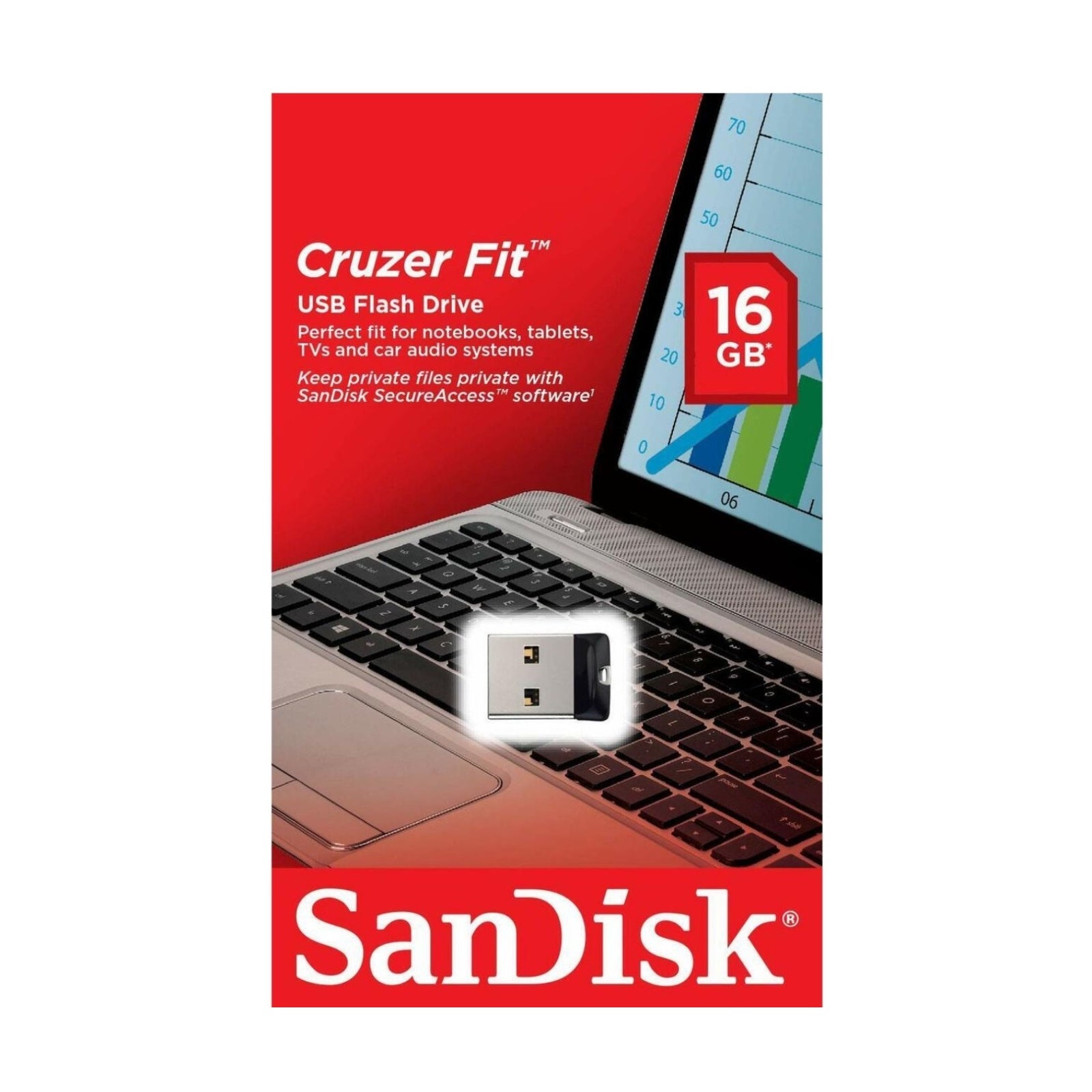 SanDisk Cruzer Fit 16GB 32GB 64GB USB 2.0 Flash Drive Memory Pen Laptop MAC