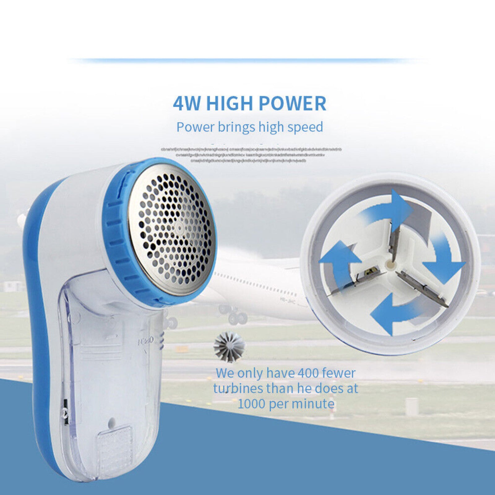 Portable USB Electric Lint Remover Pill Fluff Fuzz Fabric Sweater Clothes Shaver