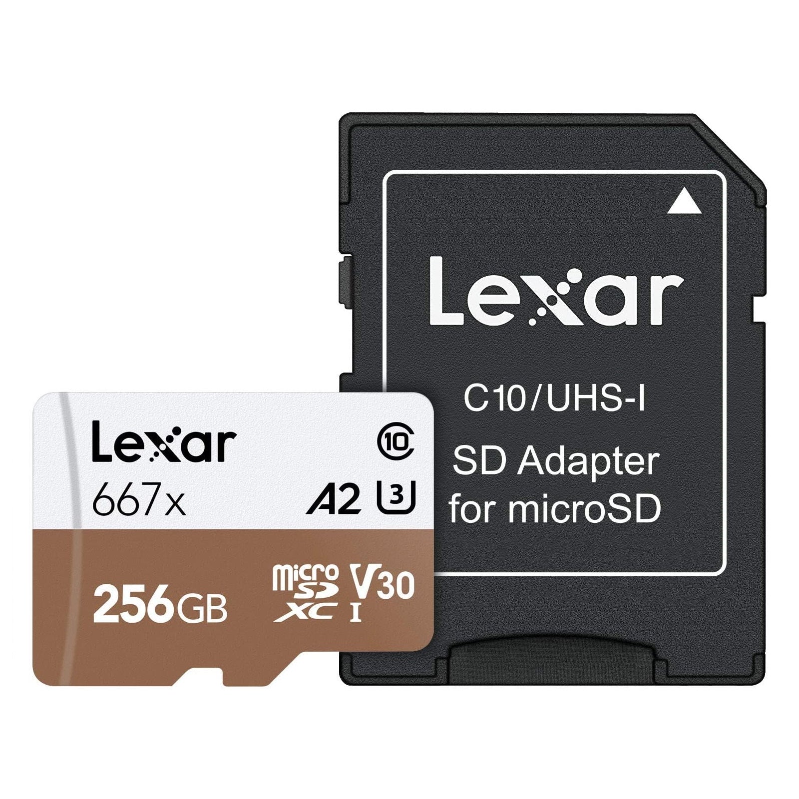 Lexar Professional 256GB Micro SD Card SDXC 100MB/S Phone Memory TF Card 4K HD