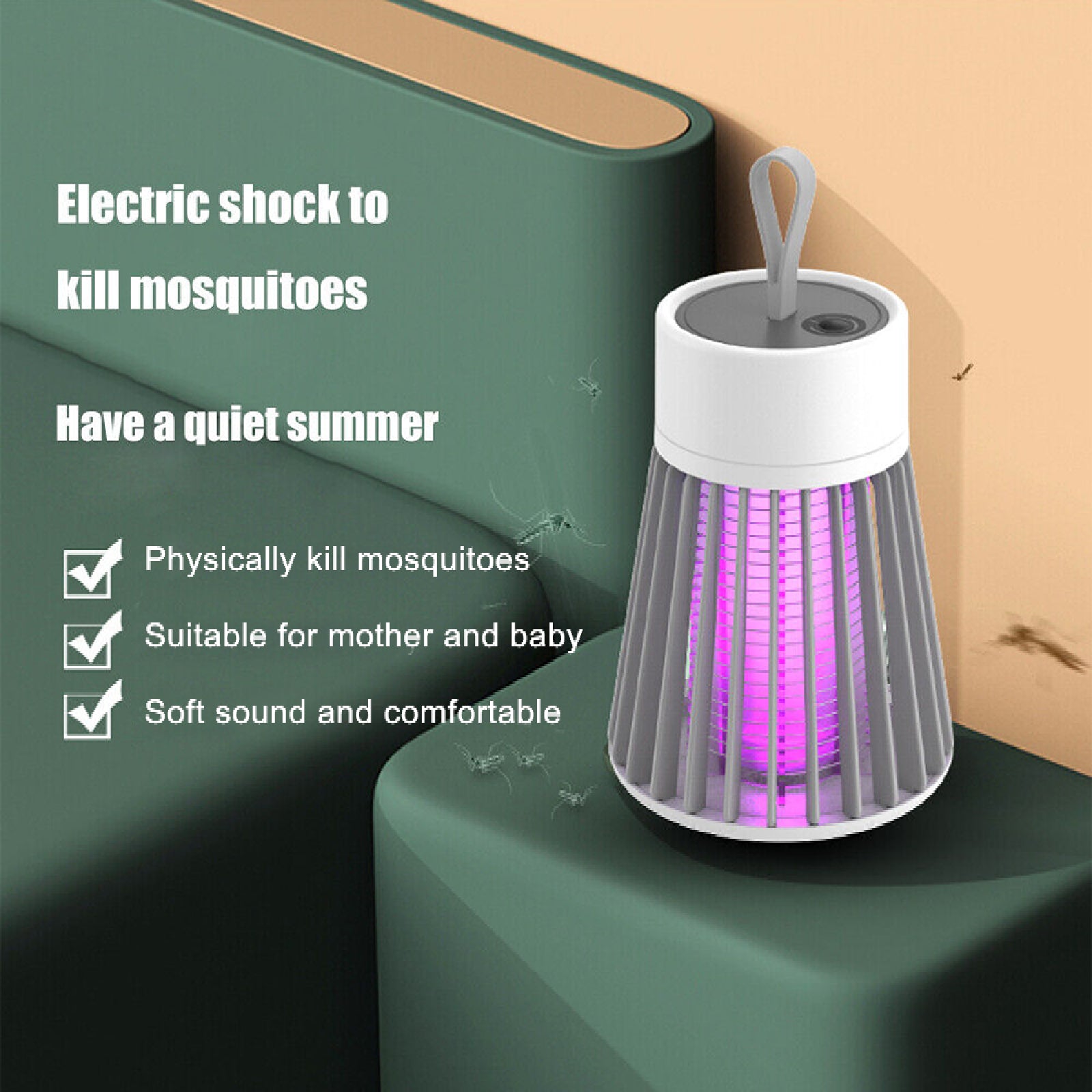 Electric UV Mosquito Killer LED Lamp Fly Trap Insect Bug Zapper Catcher