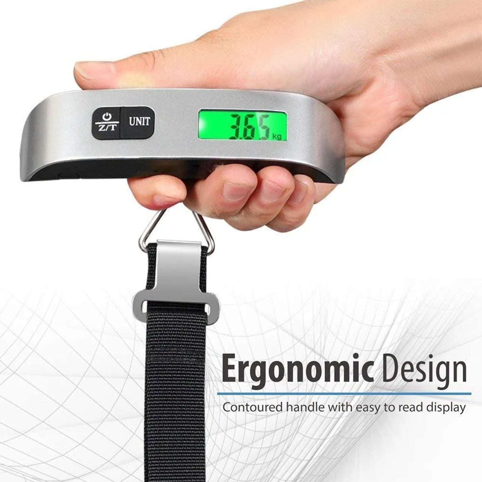 Luggage Scale Travel Portable Electronic Digital Measures 50 KG Weight Weighing