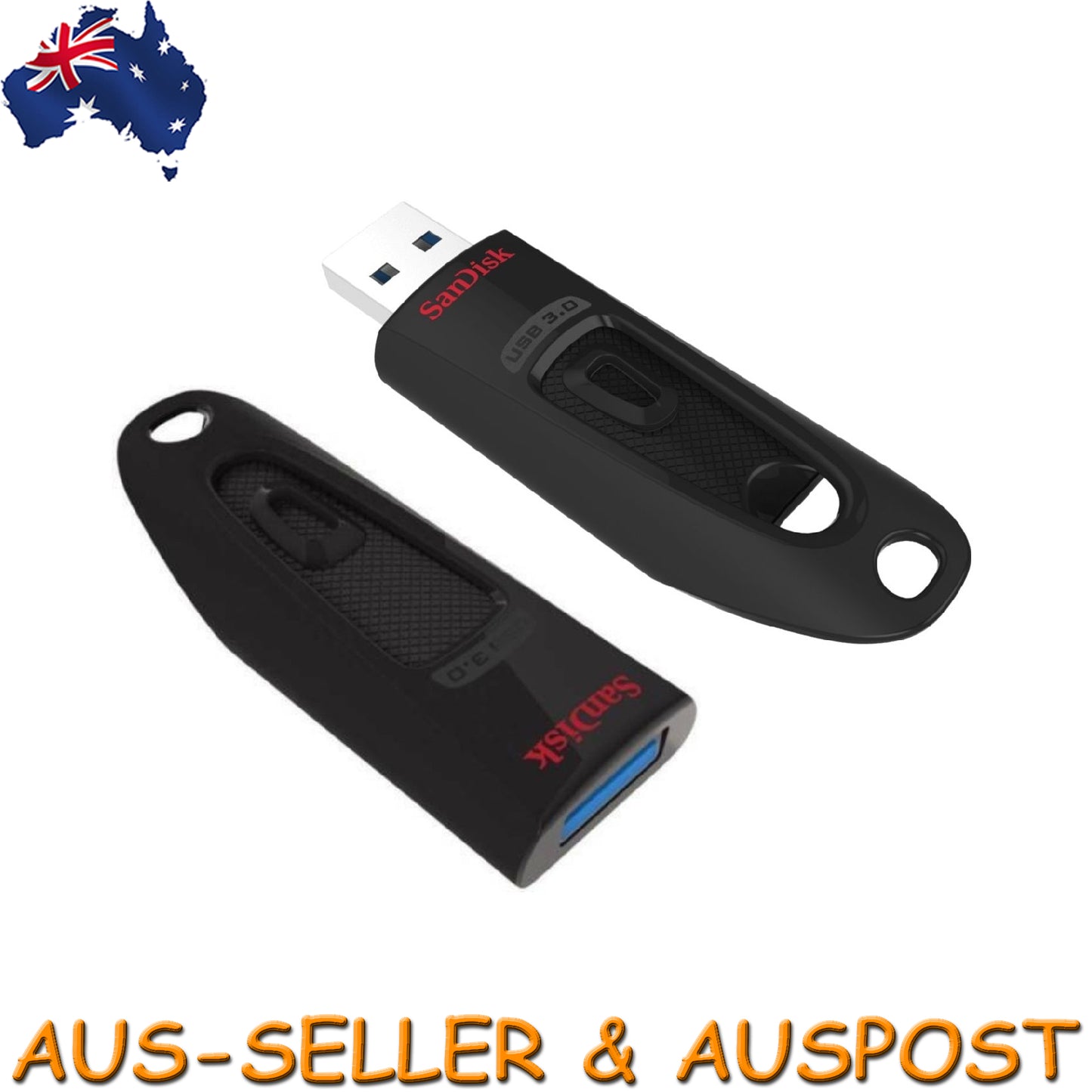 SanDisk Ultra CZ48 64GB 130MB/S USB 3.0 Flash Drive Memory Stick Pen PC MAC
