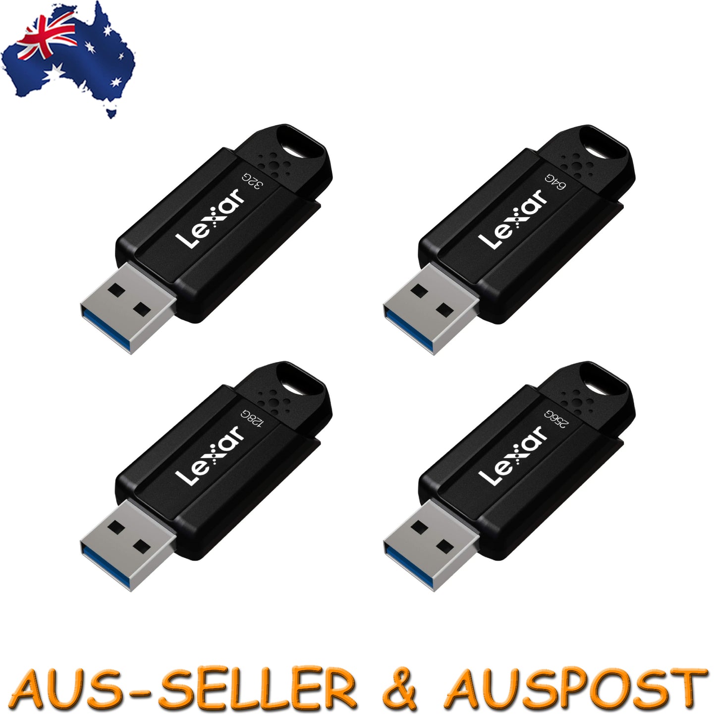 Lexar JumpDrive S80 32GB 64GB 128GB 256GB USB 3.1 Flash Drive Memory Pen PC MAC
