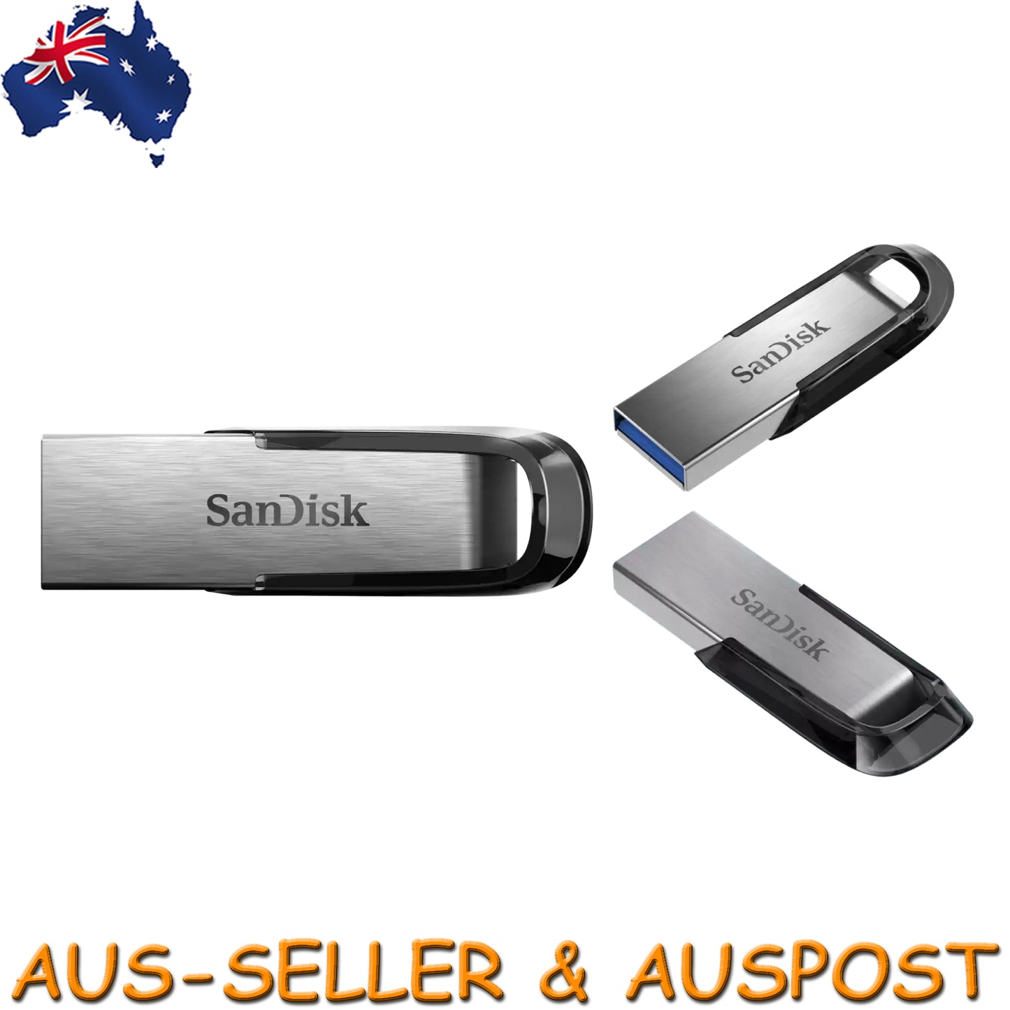 SanDisk Ultra Flair 32GB 64GB 128GB 256GB 512GB USB 3.0 Flash Drive Memory Pen