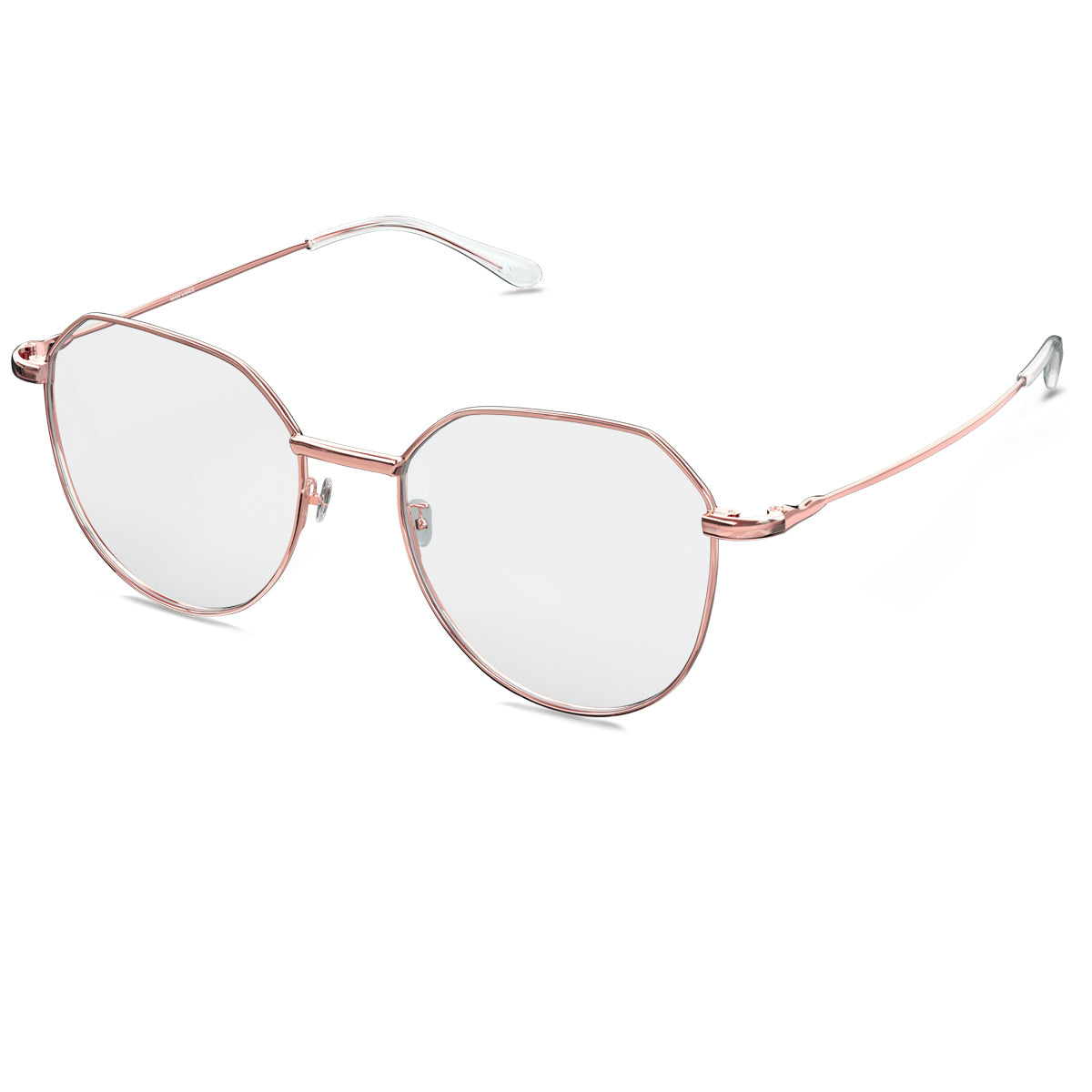 MANI VANCE Sasha Rose Gold Blue Light Blocking Computer Glasses Eye Protection