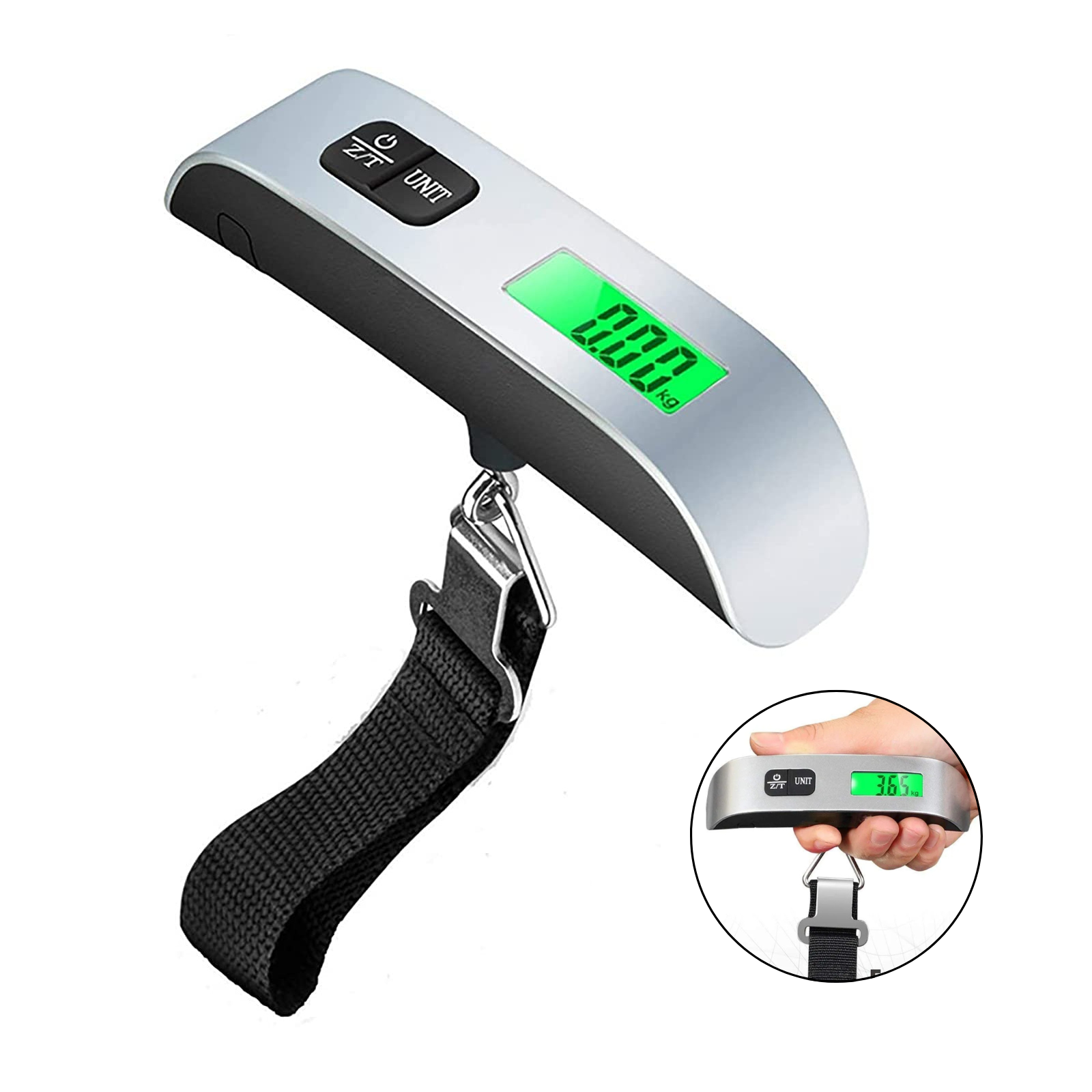 Luggage Scale Travel Portable Electronic Digital Measures 50 KG Weight Weighing