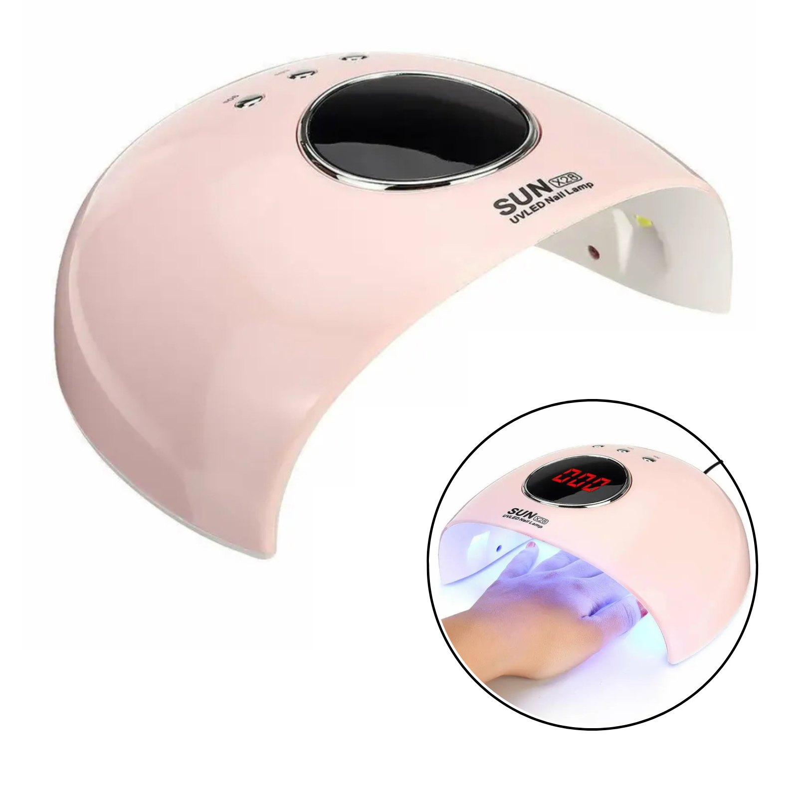 UV LED Nail Lamp Light Professional Nail Polish Dryer Art Gel Curing Device 120W