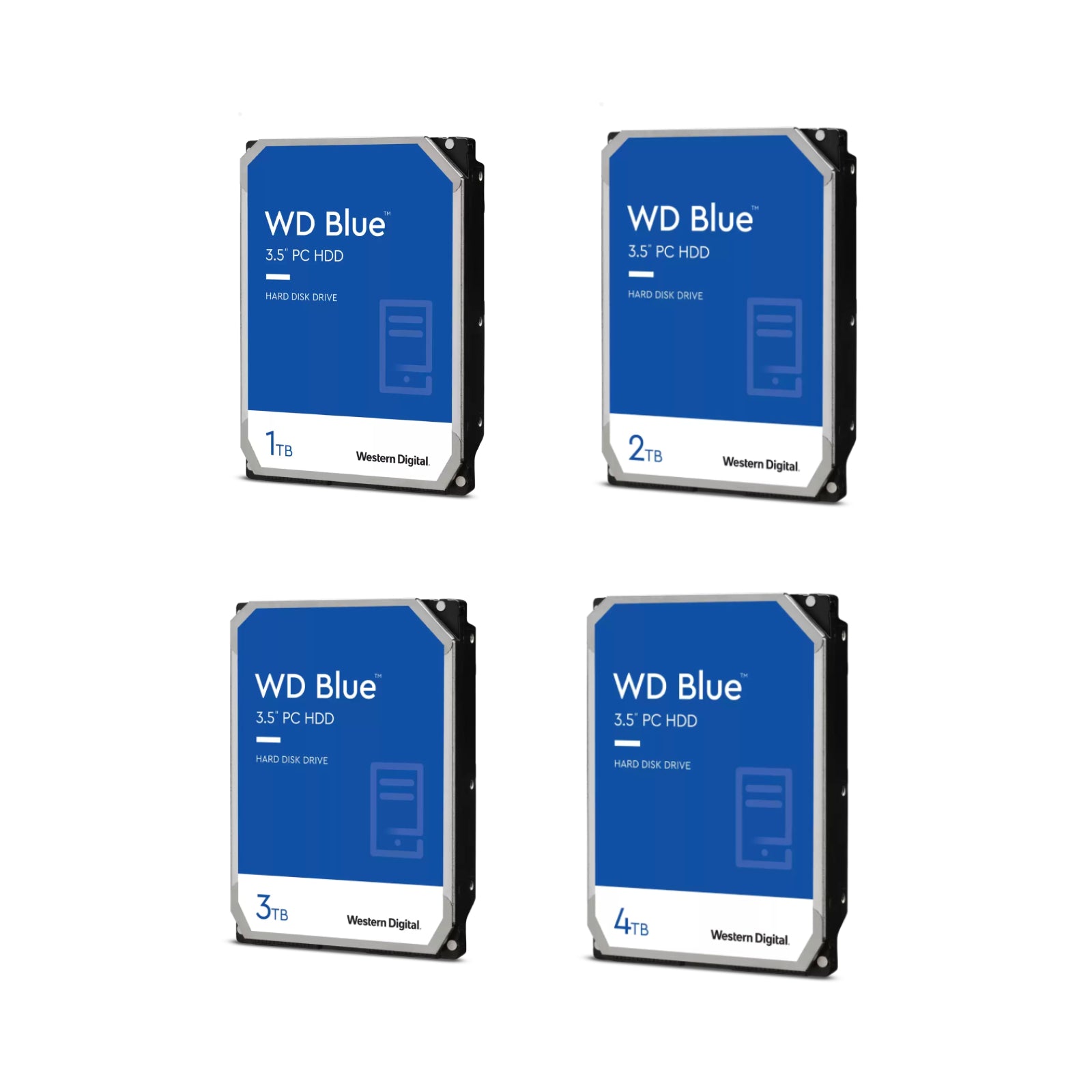 WD Blue PC Desktop 1TB 2TB 3TB 4TB HDD 3.5" Internal Hard Disk Drive SATA MAC OS