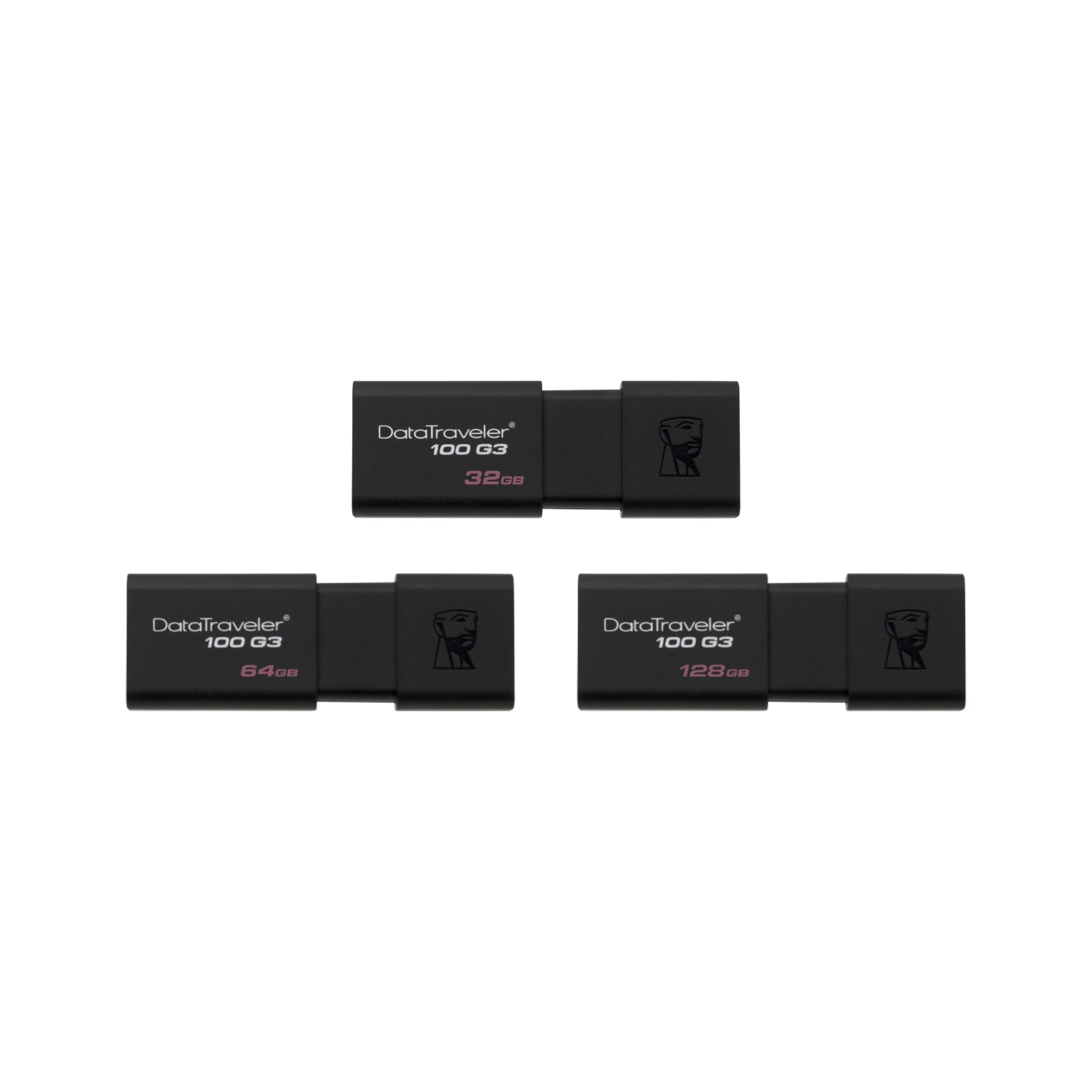 Kingston Data Traveler 100 32GB 64GB 128GB USB 3.0/2.0 Flash Drive Memory Pen PC