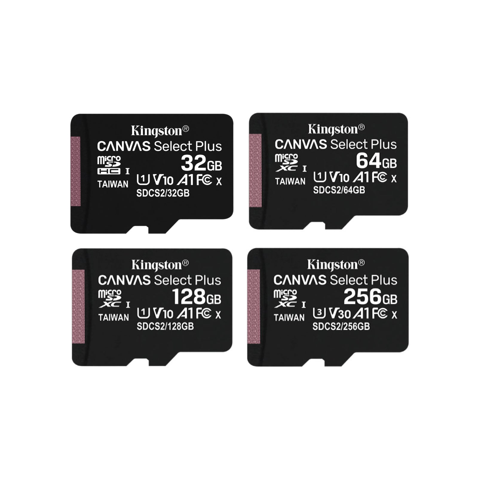 Kingston Canvas Select Plus 32GB 64GB 128GB 256GB Micro SD Memory Card Phone