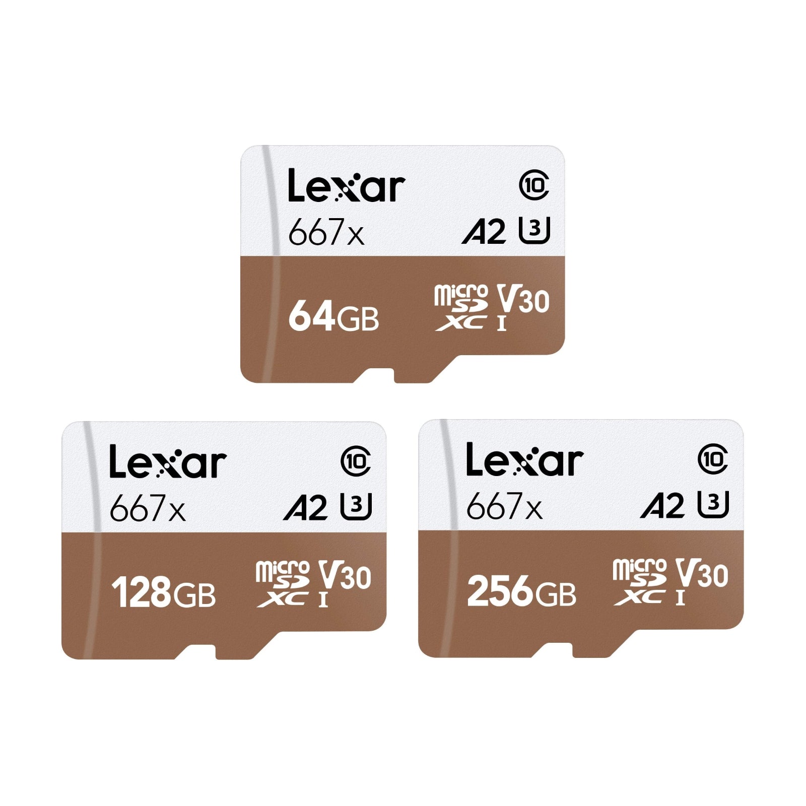 Lexar Professional 64GB 128GB 256GB Micro SD Card 100MB/S Memory Card 4K Video