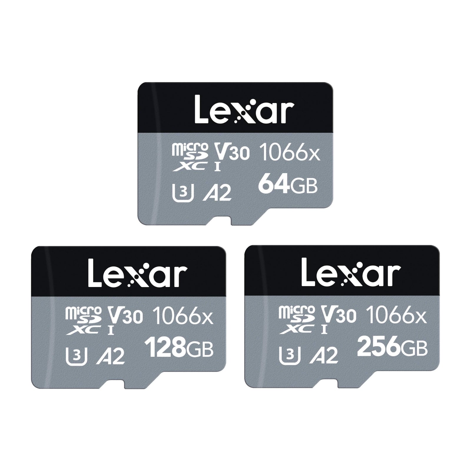 Lexar Professional 64GB 128GB 256GB Micro SD Card 160MB/S Memory Card 4K Video