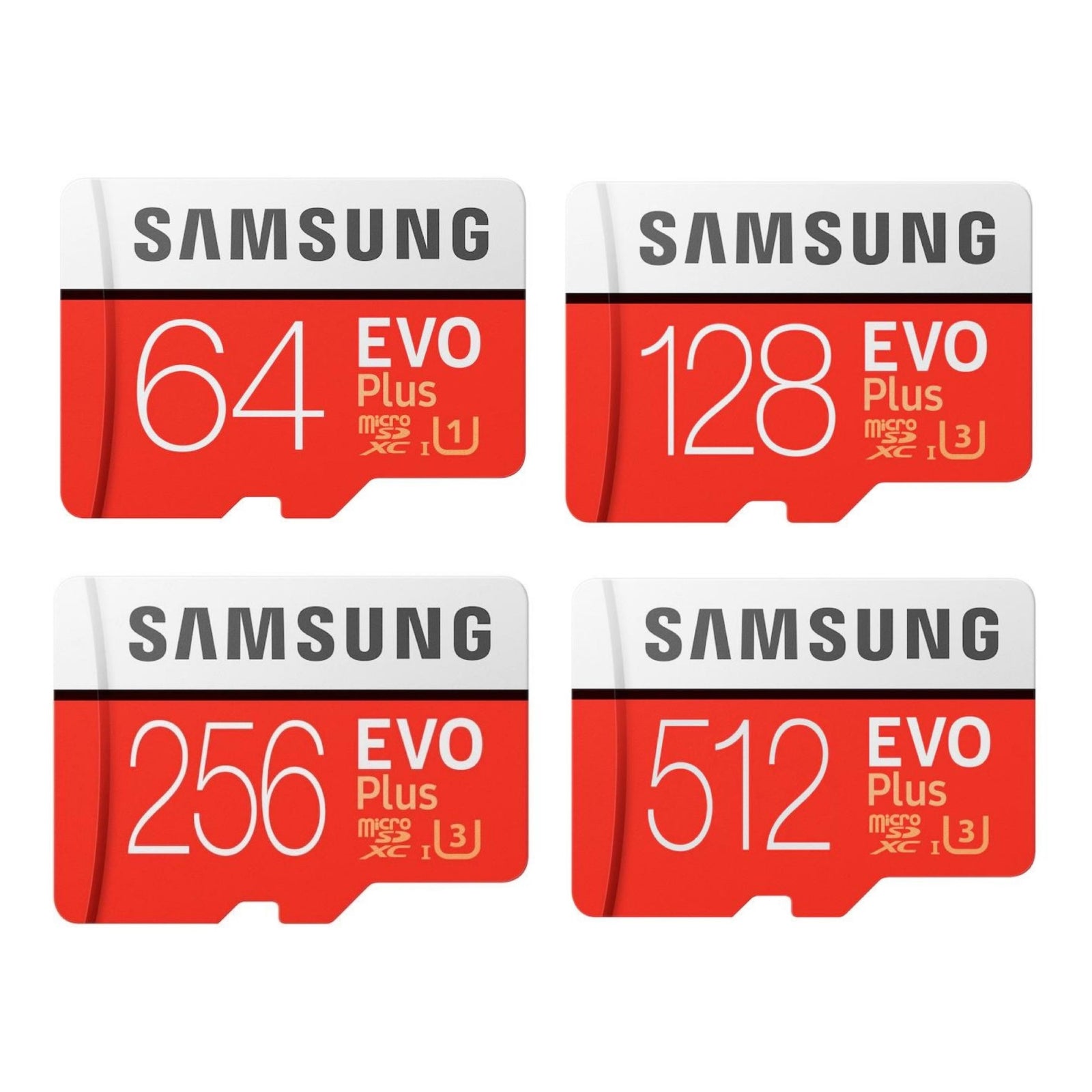 Samsung Evo Plus 32GB 64GB 128GB 256GB 512GB Micro SD Card 100MB/S Memory 4K UHD