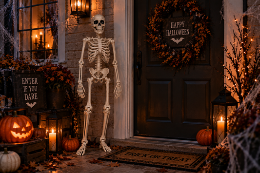Make It Spooky: Halloween Haunted House Ideas with Life-Sized Skeletons