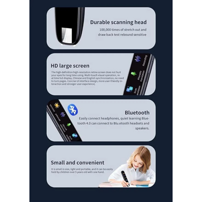 Pen Text Reading Smart Scan Translation 112+ Voice Language Translator Device